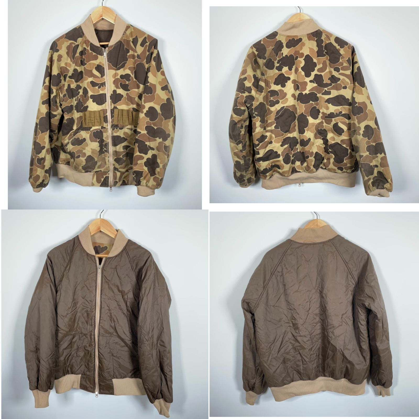 Vintage VINTAGE Fieldline Jacket Camouflage Parka + Liner Men XL Brown Thinsulate Reversible Lining Pockets Hooded Zip Coat Size US XL / EU 56 / 4 - 8 Thumbnail