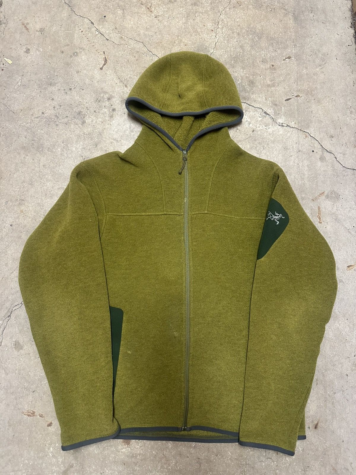 Arc'teryx × Vintage Arcteryx zip up fleece hoodie opium outdoor