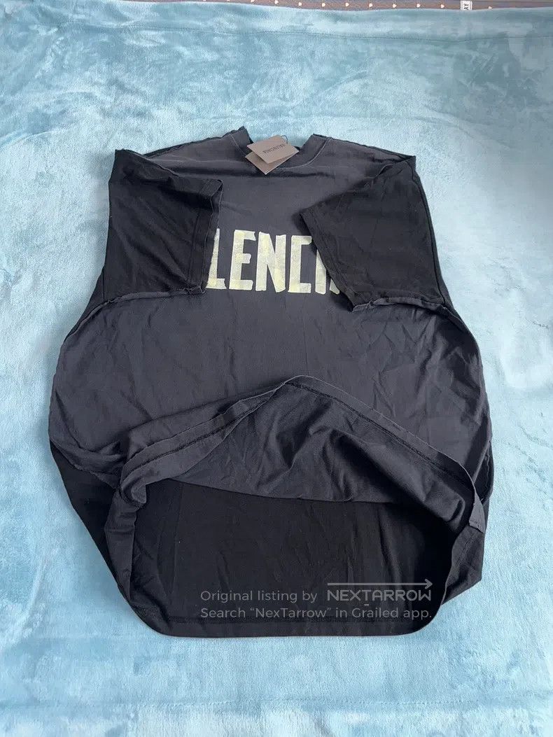 Balenciaga Balenciaga Tape letter logo print round neck short sleeve Size US L / EU 52-54 / 3 - 5 Thumbnail