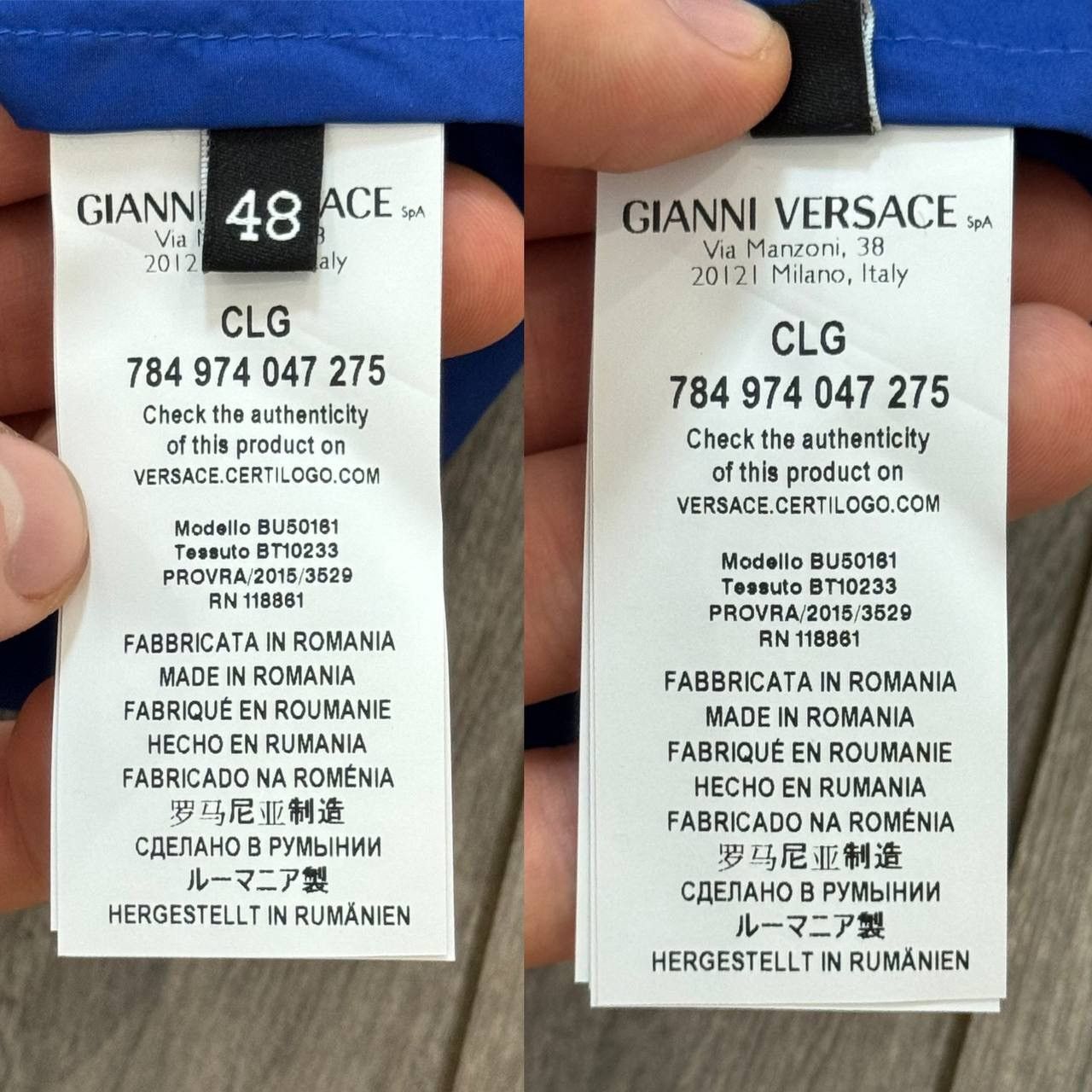 Versus Versace Versus Versace Royal Blue Jacket Size US M / EU 48-50 / 2 - 8 Thumbnail