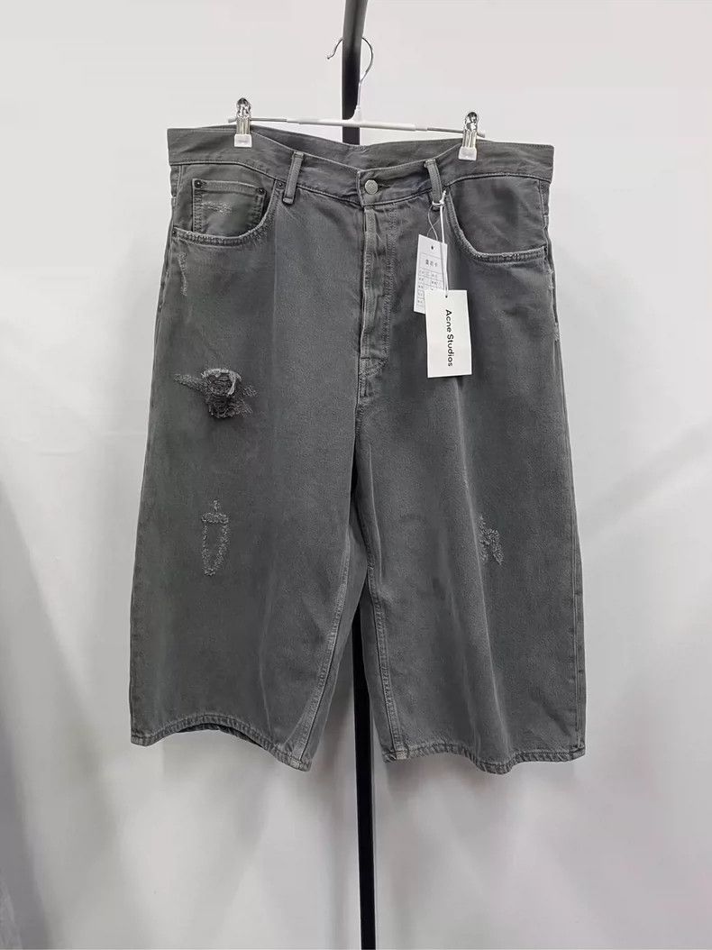 Acne Studios acne studios Ripped six-inch jeans 2505-Nextarrow Size US 33 - 1 Thumbnail