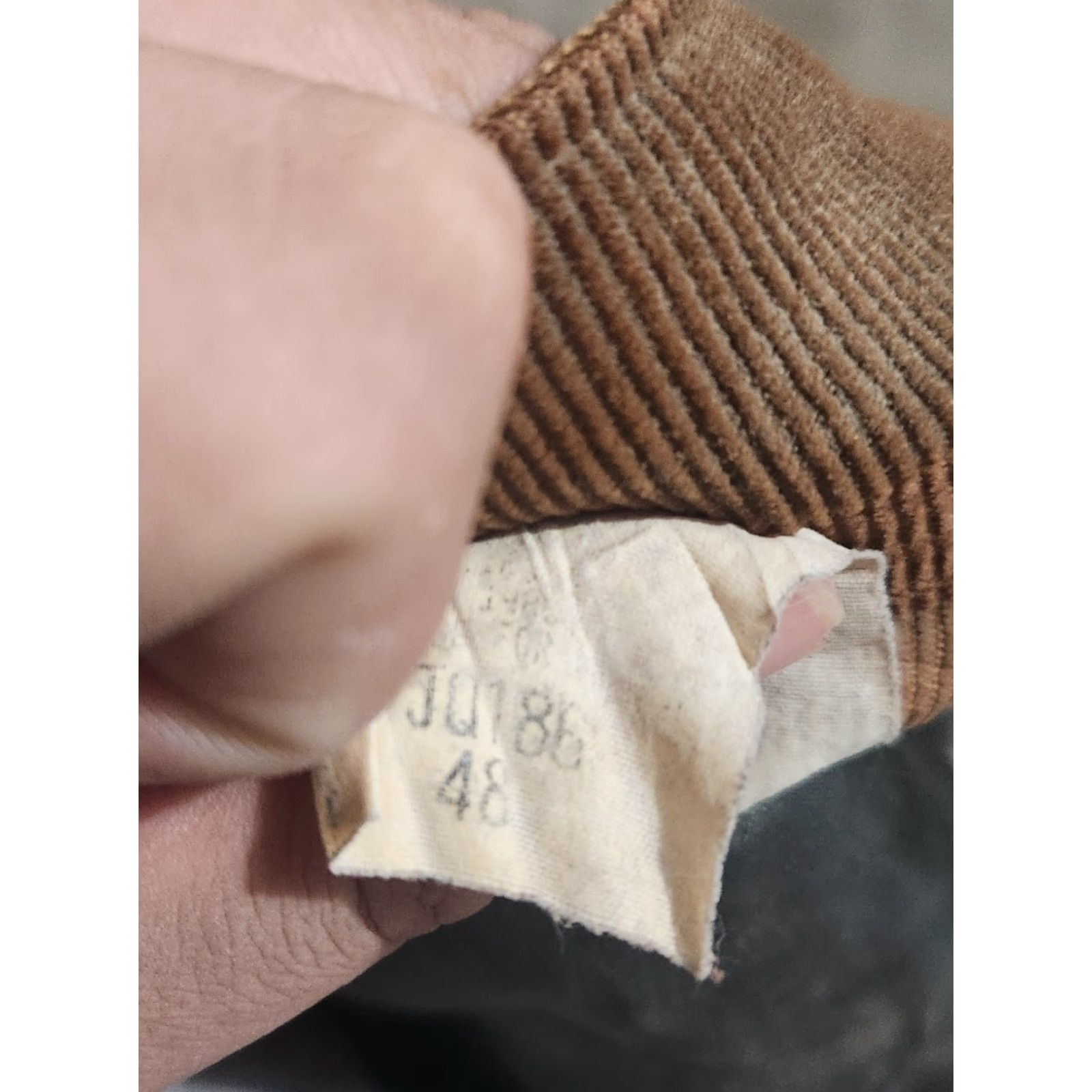 Carhartt VINTAGE Carhartt JQ186 Jacket Mens 48 Brown Canvas Logo Lined Zip Regular 44 Chest USA Hunting Walking Workwear Bomber Shirt Size US M / EU 48-50 / 2 - 4 Thumbnail