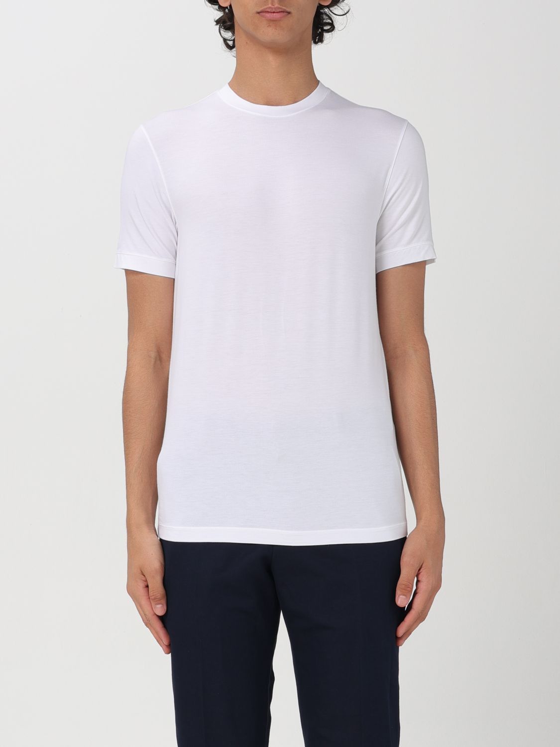 image of Giorgio Armani T-Shirt Men White (Size XL)