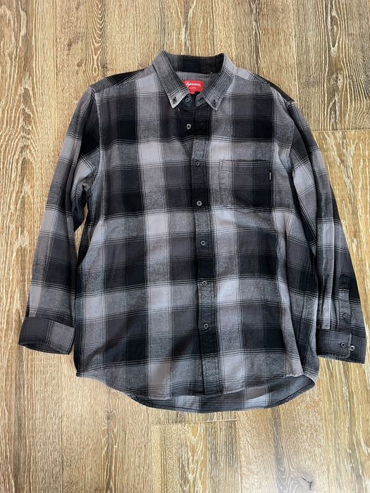 Supreme Supreme shadow plaid flannel work shirt | Grailed