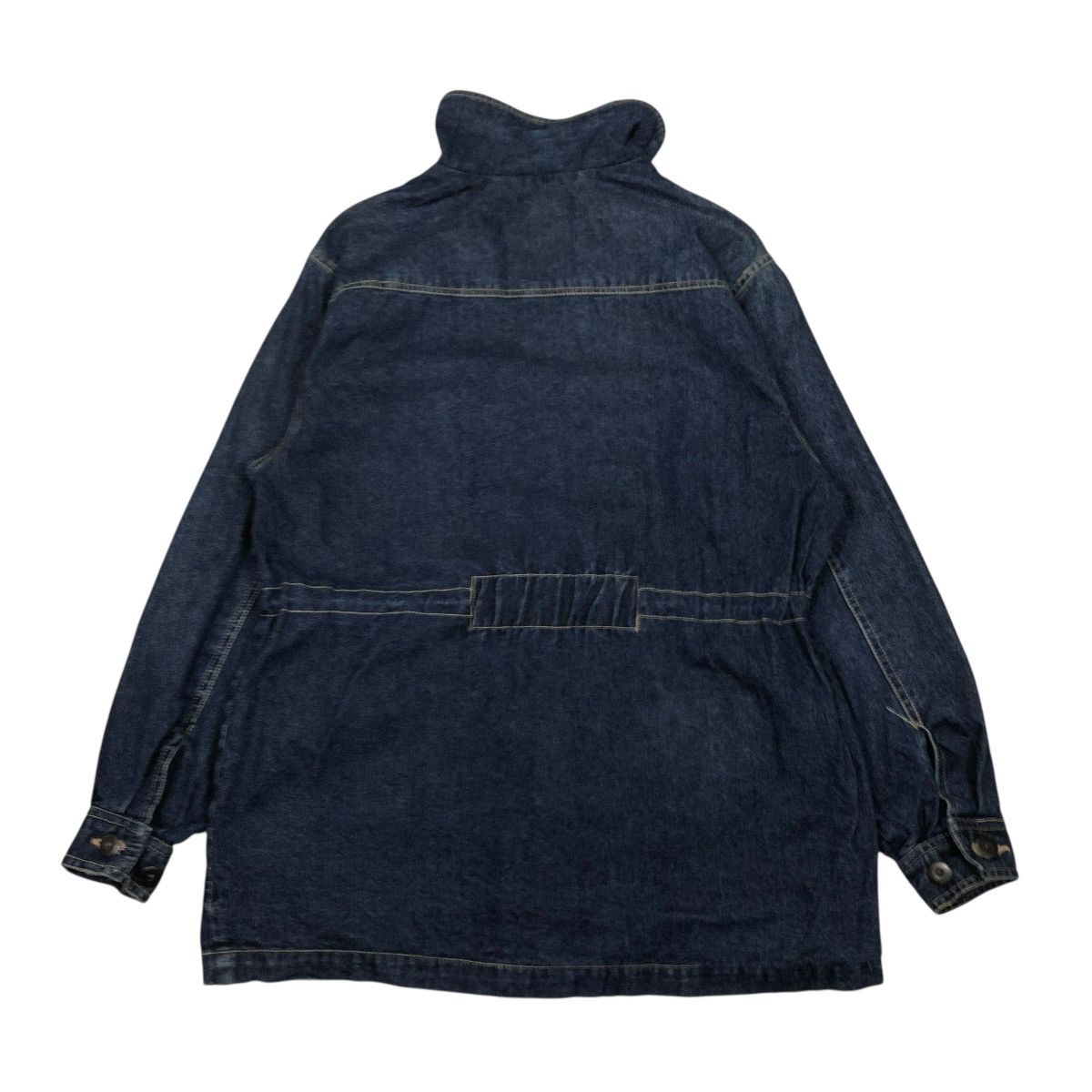 Japanese Brand 🔥VINTAGE BIKER DENIM JACKET BLANKET PACIFIC ISSEY MIYAKE Size US S / EU 44-46 / 1 - 3 Thumbnail