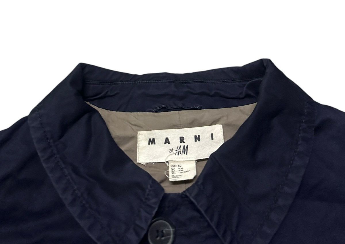 Marni Marni H&M dark blue jacket coat Size US M / EU 48-50 / 2 - 2 Thumbnail