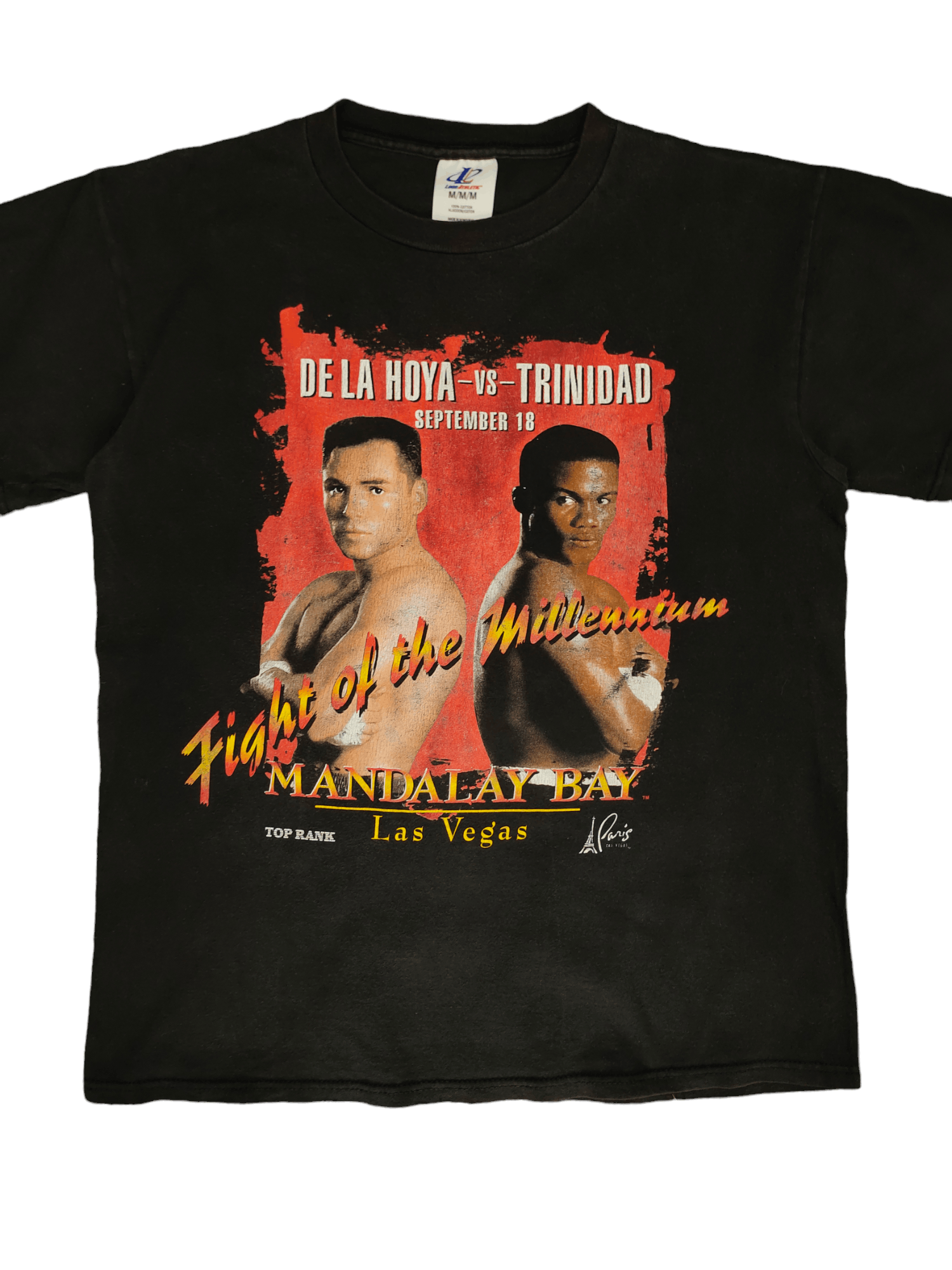 Rap Tees 1999 De La Hoya Vs Trinidad welterweight championships Size US M / EU 48-50 / 2 - 1 Thumbnail