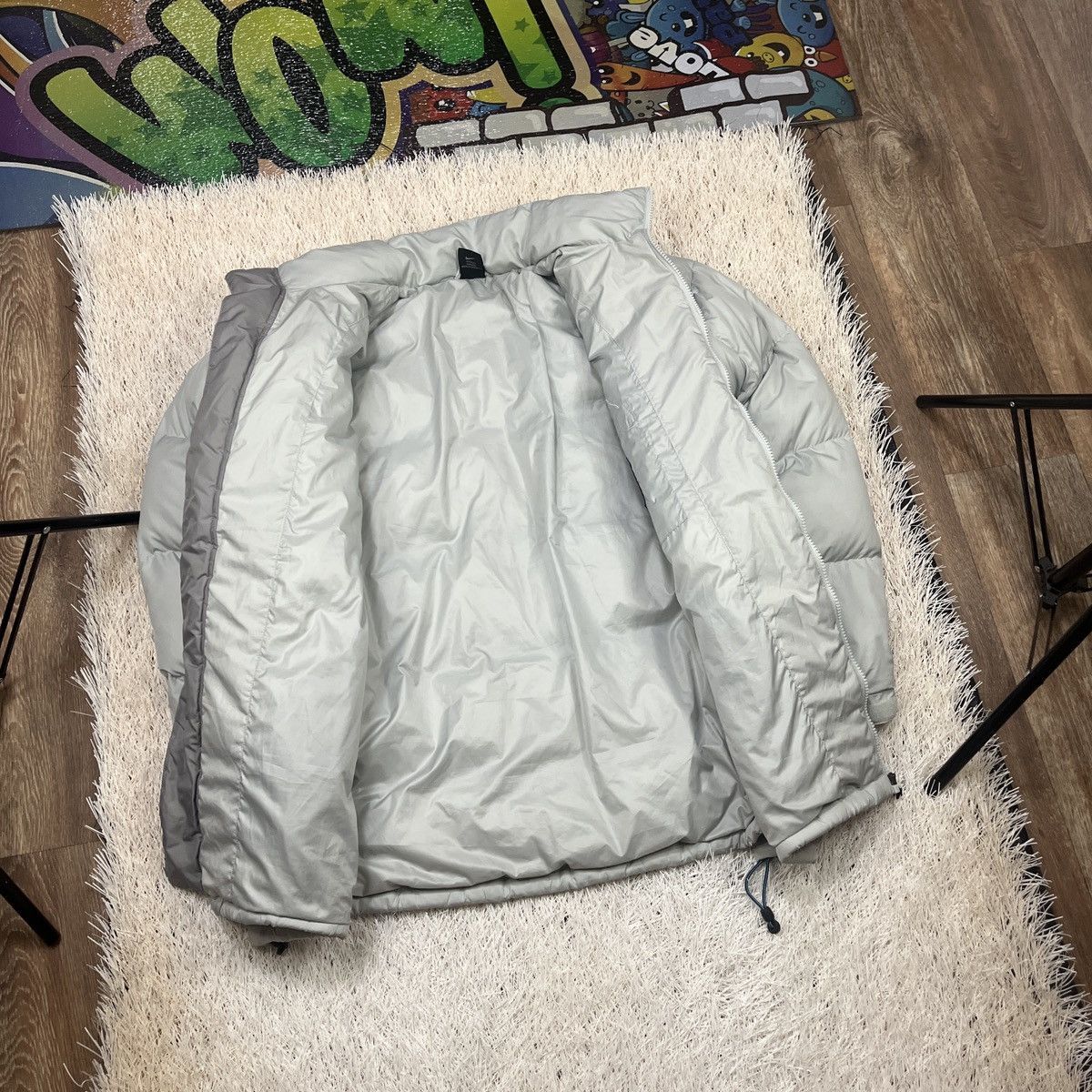 Vintage RARE Vintage 90s NIKE Duck Down Puffer Jacket Size US L / EU 52-54 / 3 - 3 Thumbnail