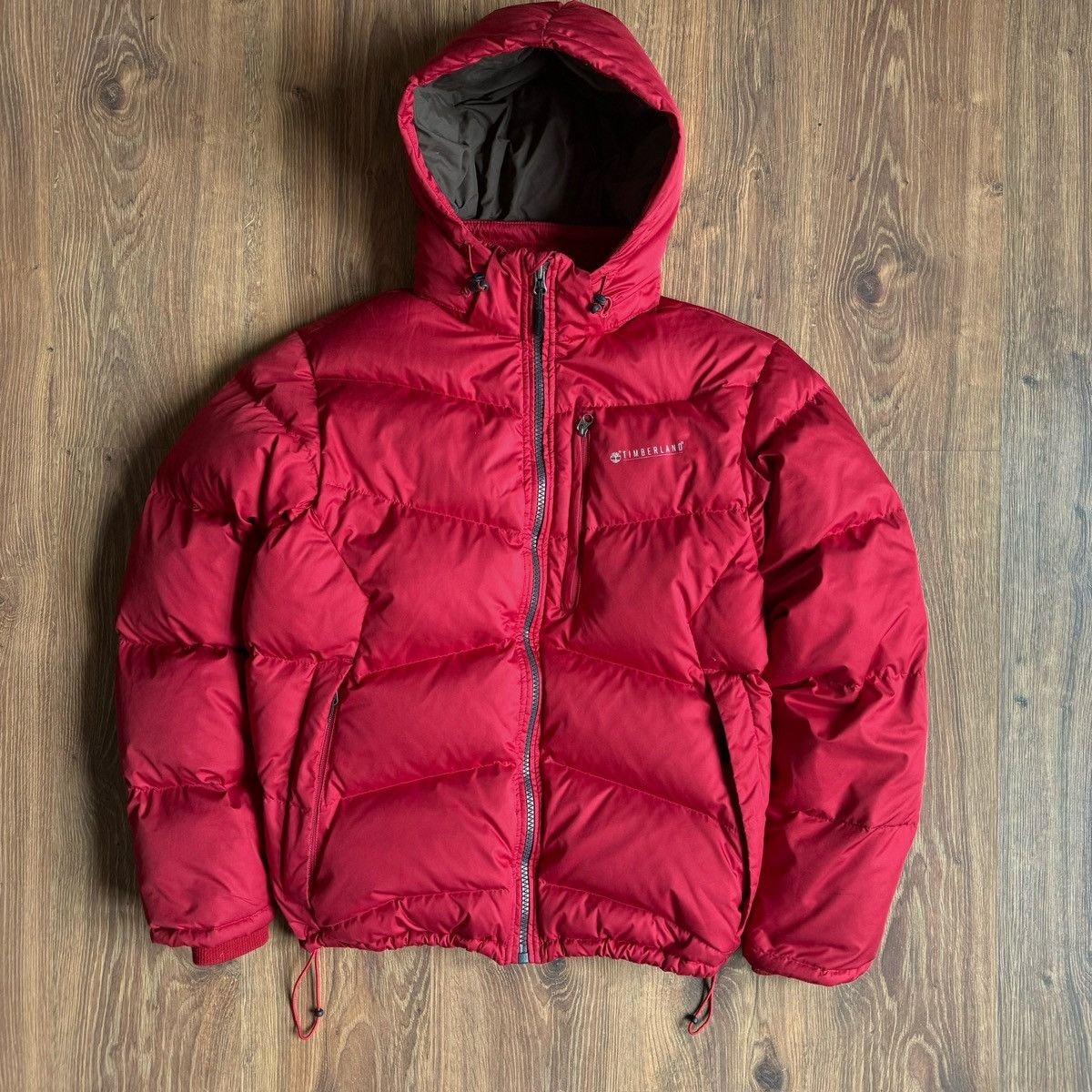 Timberland Timberland Down Puffer Jacket Men’s M Red Y2K Gorpcore Size US M / EU 48-50 / 2 - 1 Thumbnail