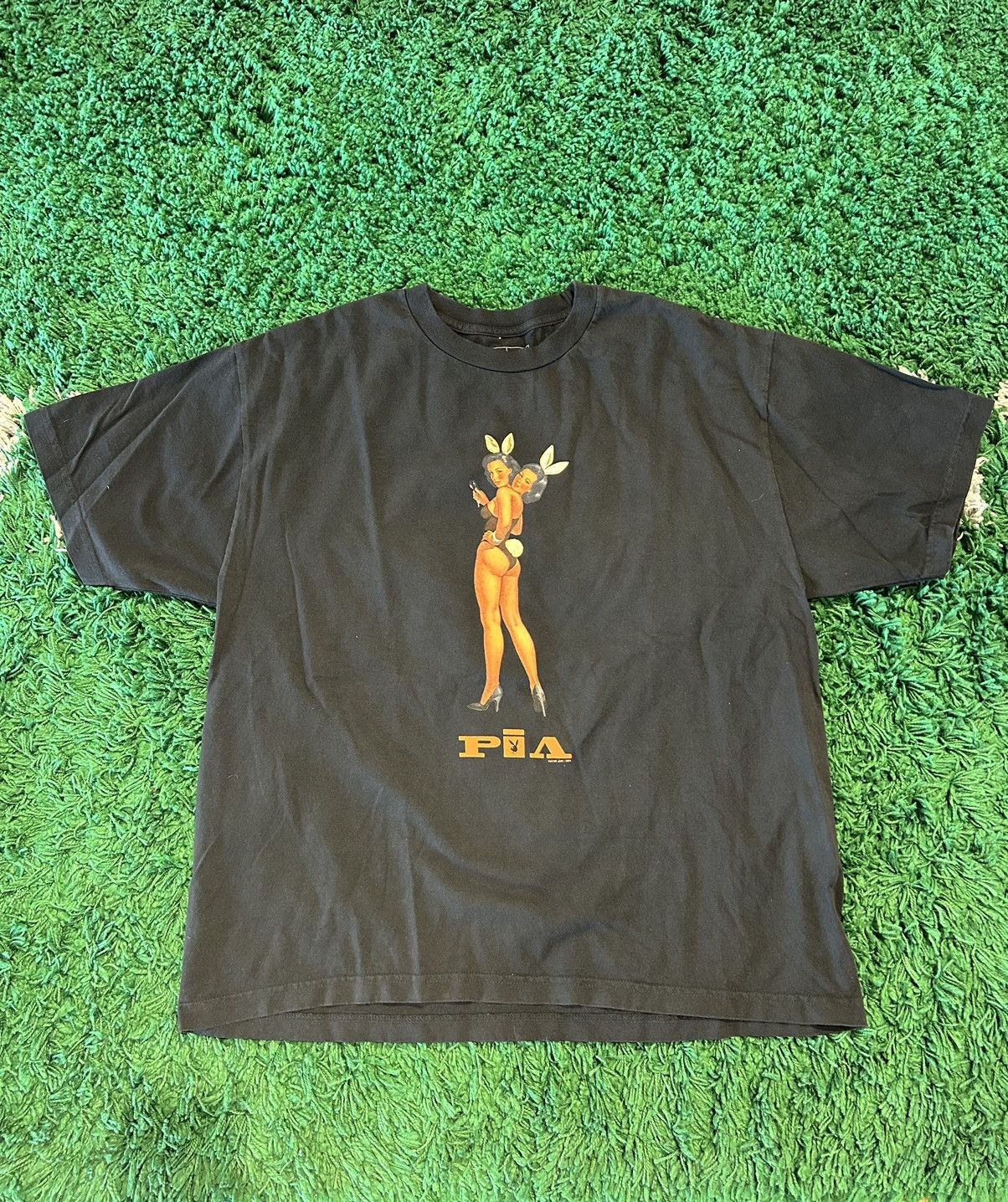 Playboy × Travis Scott Travis Scott Playboy Tee Black Size US XL / EU 56 / 4 - 1 Thumbnail