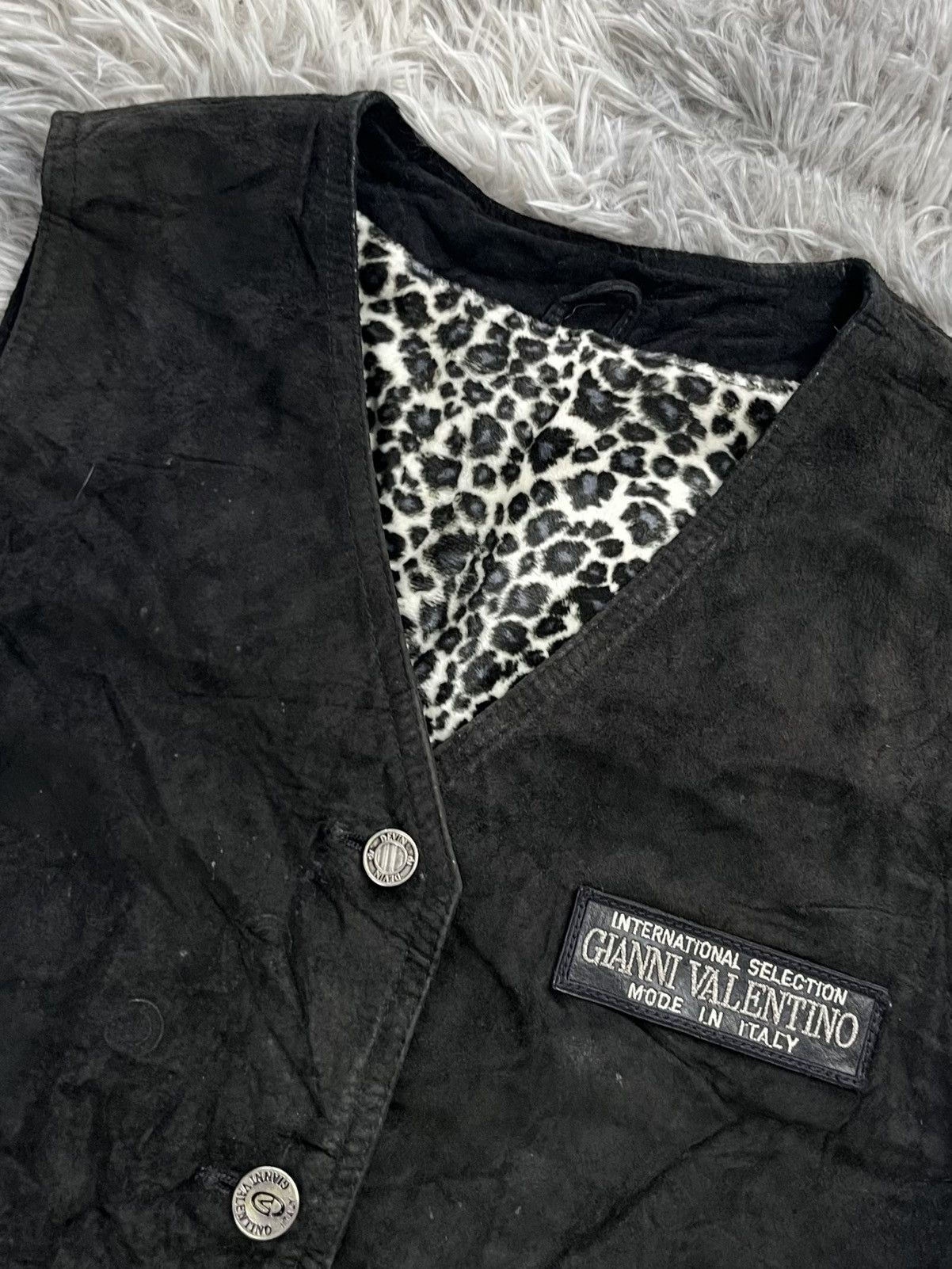 Gianni Valentino Vintage Gianni Valentino Laether Vest Size US XS / EU 42 / 0 - 2 Thumbnail