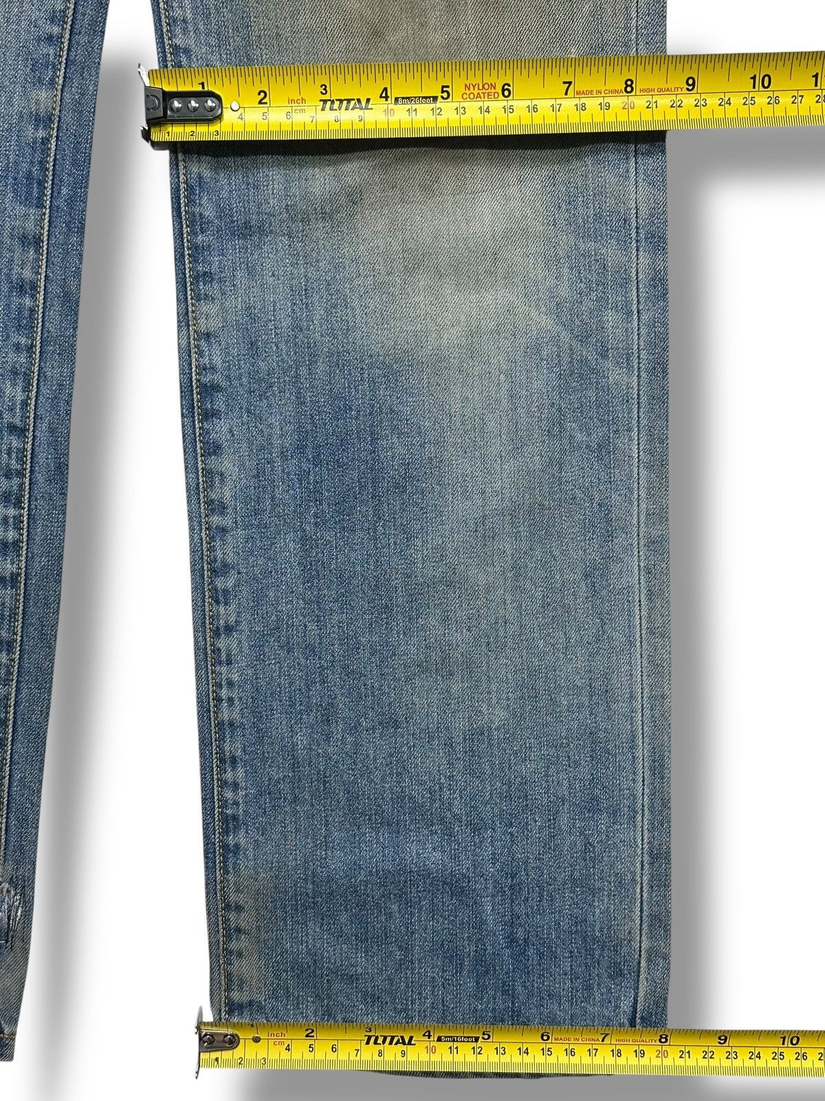 Japanese Brand Vintage TOPVALU Straight Leg with Mudwash and Faded Size US 31 - 19 Thumbnail