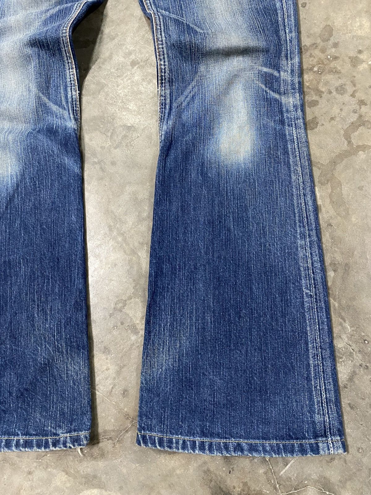 Edwin × Japanese Brand × Jean Flare Jeans Japan Edwin 503 BT5511 Flared @211 Size US 29 - 8 Thumbnail