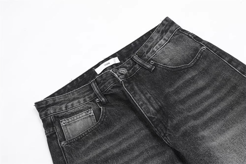 Japanese Brand × Jean Trendy tie-dye distressed loose jeans for men Size US 34 / EU 50 - 3 Thumbnail