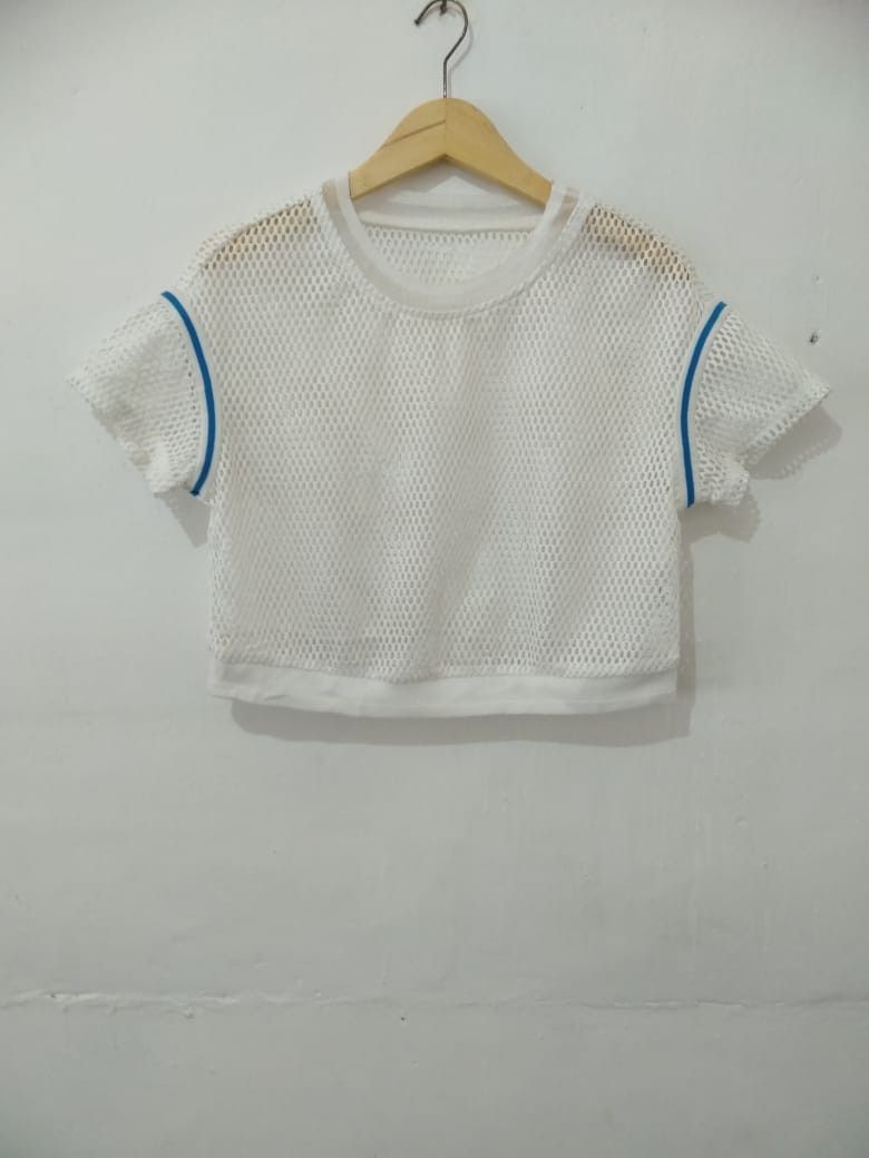 Japanese Brand Japanesebrans Sweet basic striped open knit Size US M / EU 48-50 / 2 - 10 Thumbnail