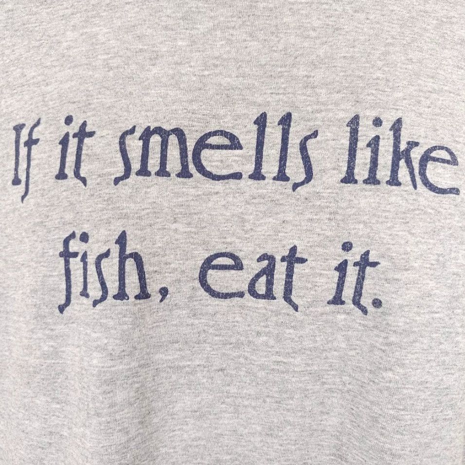 Fruit Of The Loom VINTAGE Fruit of the Loom T-Shirt Mens 2XL Gray 90s Dons Seafood Crab Chincoteague Virginia Shirt Mens 2XL Gray 90s Souvenir Size US XXL / EU 58 / 5 - 3 Thumbnail