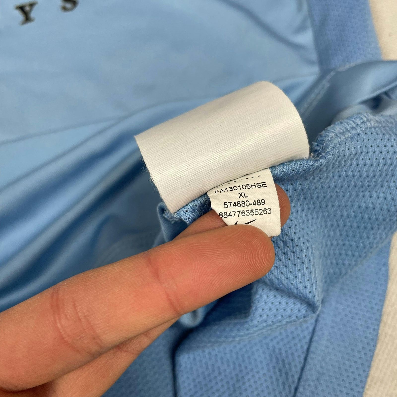 Nike Nike Blue Manchester City F.C. Short Sleeve Jersey Small Size US S / EU 44-46 / 1 - 9 Thumbnail