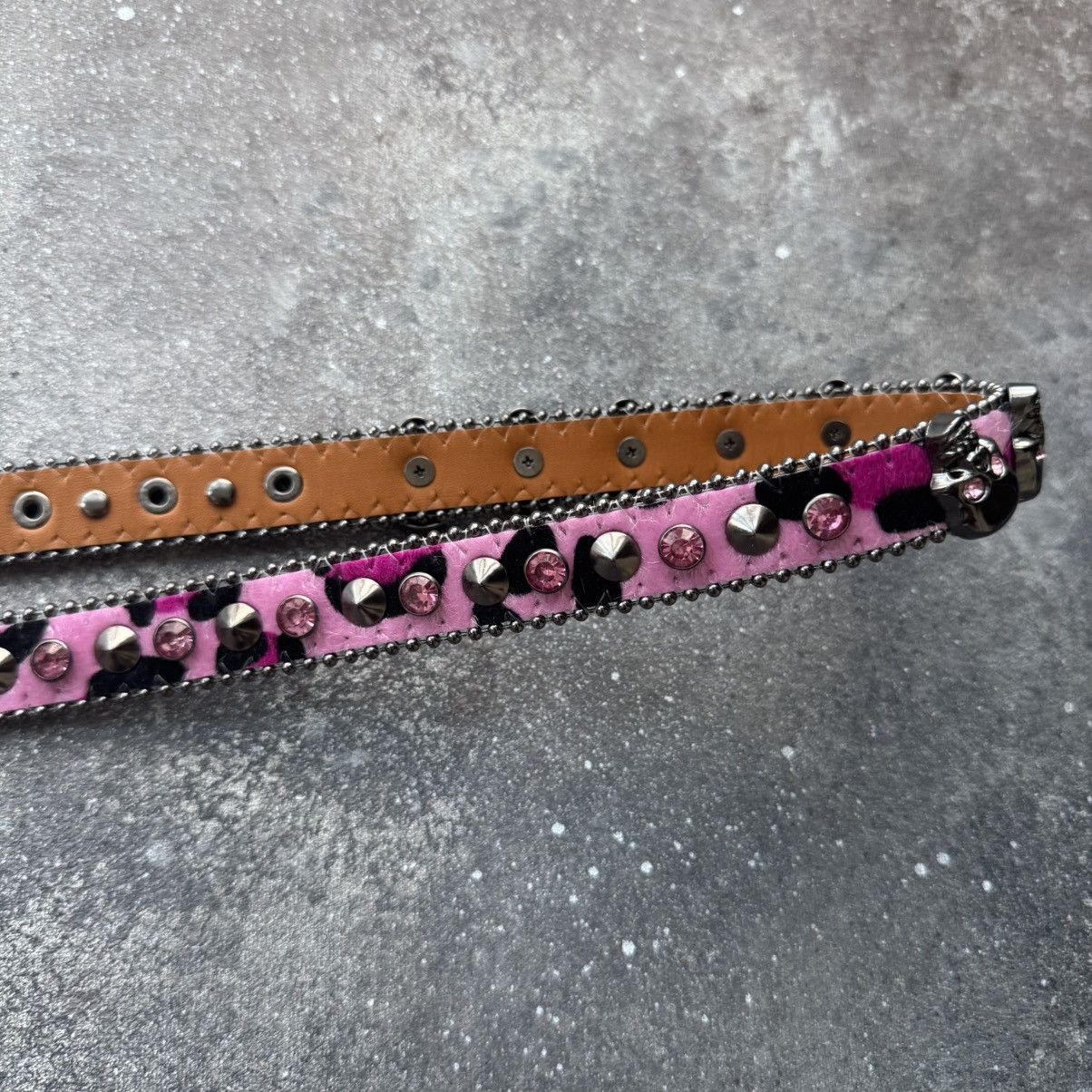 Hysteric Glamour Amazing Y2K Skull Spikes BB Simon Style Unisex Belt Size ONE SIZE - 7 Thumbnail