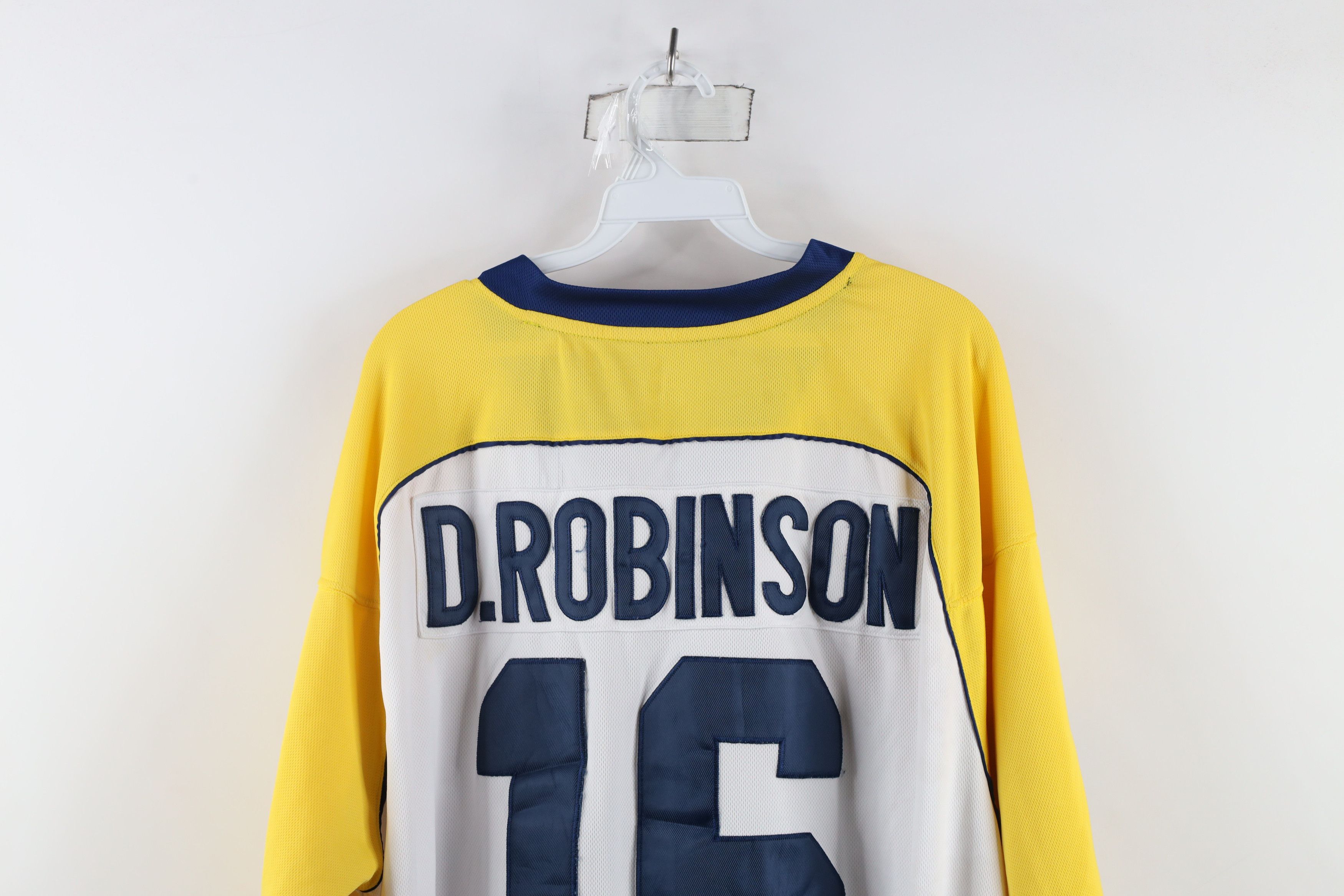 Adidas × Vintage Vintage Adidas Robinson University Michigan Football Jersey Size US XXL / EU 58 / 5 - 15 Thumbnail