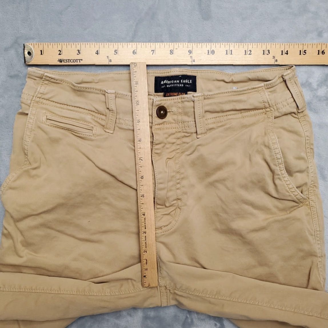 American Eagle Outfitters American Eagle Outfitters Shorts Mens 28 Brown Chino Extreme Flex Stretch Twill Size US 28 / EU 44 - 7 Thumbnail