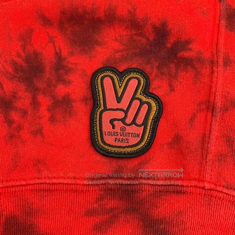 Louis Vuitton Louis Vuitton Red Tie-Dye Sweatshirt. Size US M / EU 48-50 / 2 - 5 Thumbnail
