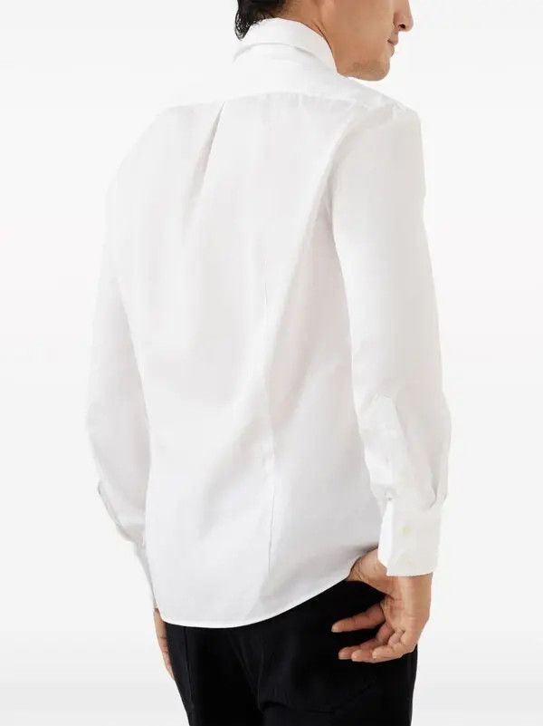Brunello Cucinelli Shirt in White Size US L / EU 52-54 / 3 - 2 Thumbnail