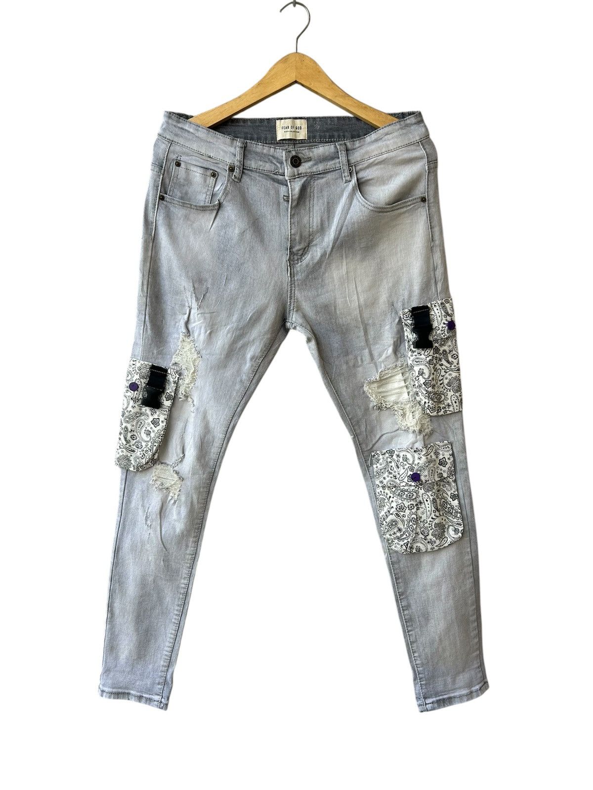 Fear of God Fifth Collection Selvedge Denim Holy Water Blue