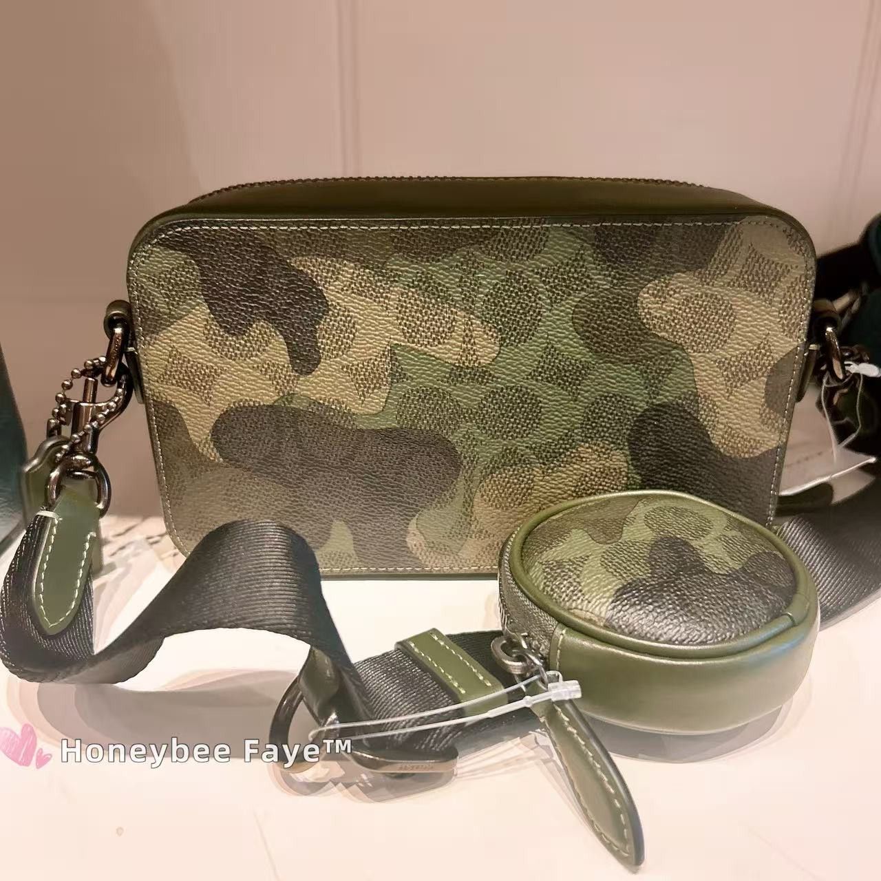 Coach Charter Slim Crossbody Bag In Signature Camo Print CAG00 Size ONE SIZE - 4 Thumbnail