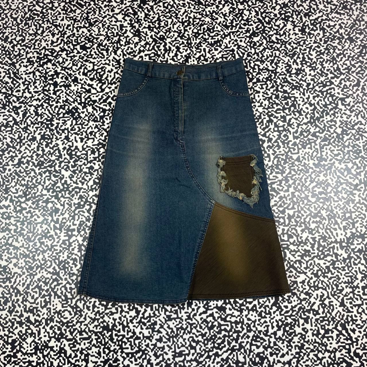 Japanese Brand Vintage Y2K Japanese Retro Midi Skirt 90s Style Size 27" / US 4 / IT 40 - 4 Thumbnail