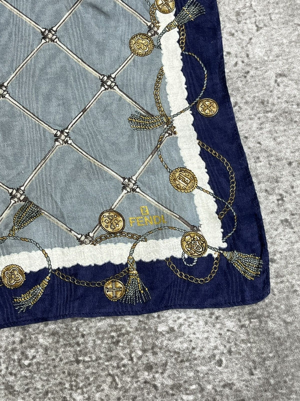 Fendi Vintage Fendi Handkerchief / Bandana / Neckerchief Size ONE SIZE - 2 Thumbnail