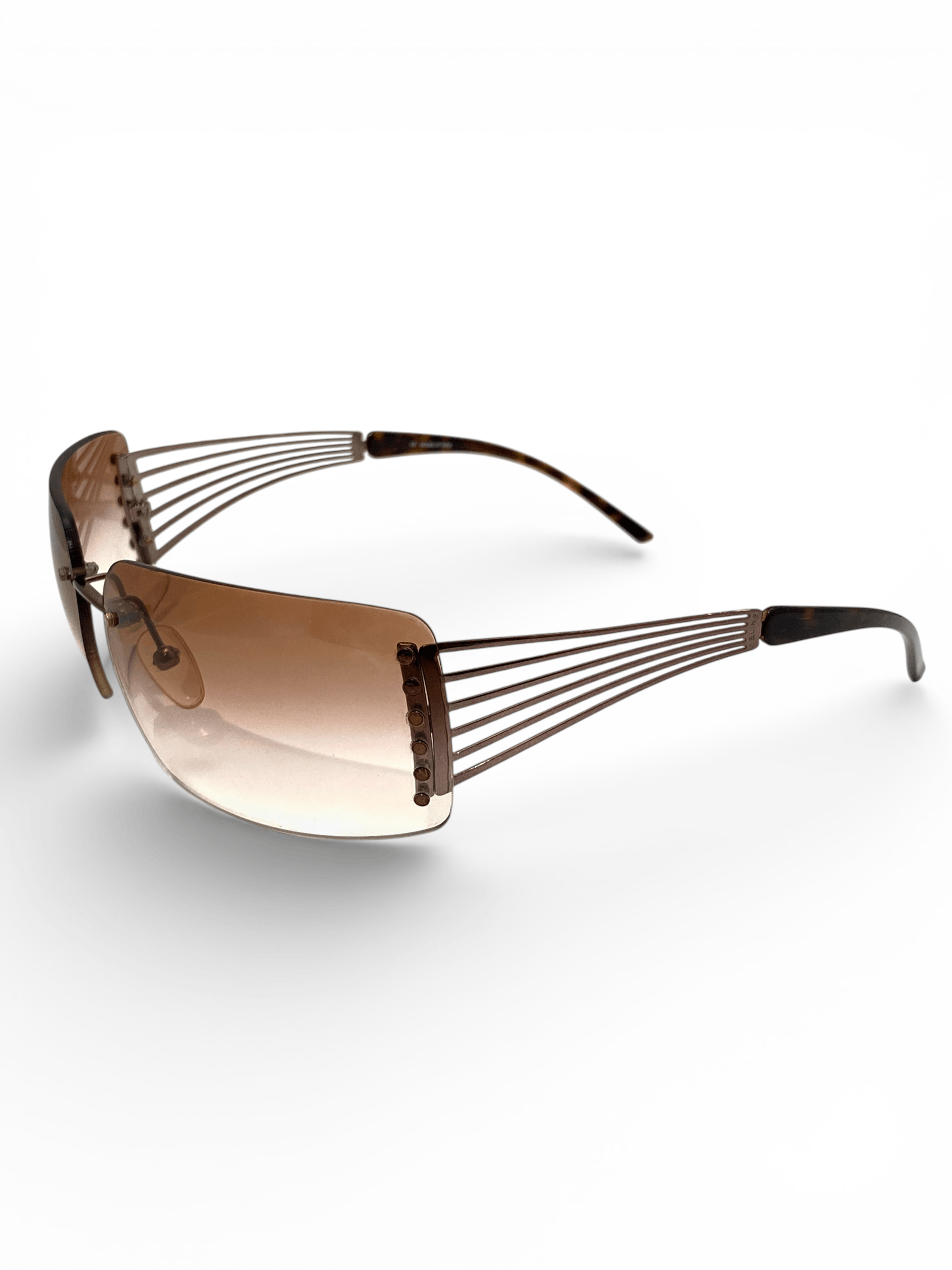Celine Celine Paris Triomphe Racer Rimless Sunglasses Y2K Vintage Size ONE SIZE - 8 Thumbnail