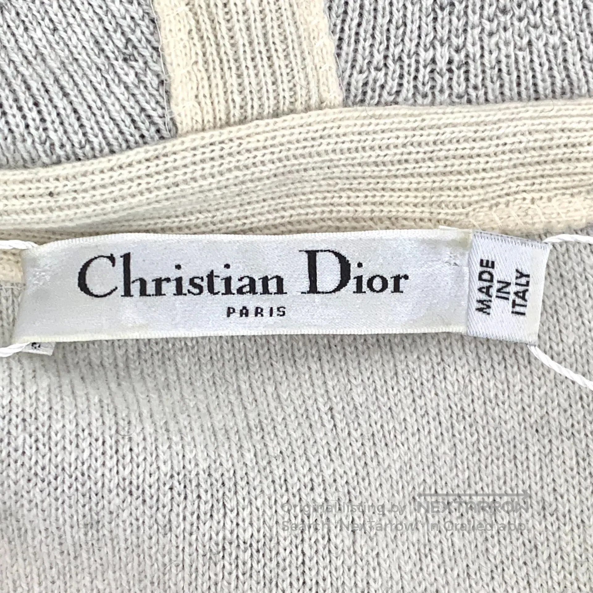 Dior Dior Black Logo Embroidered Cashmere Hooded Long Sleeve Sw Size XXS / US 00 / IT 34 - 5 Thumbnail