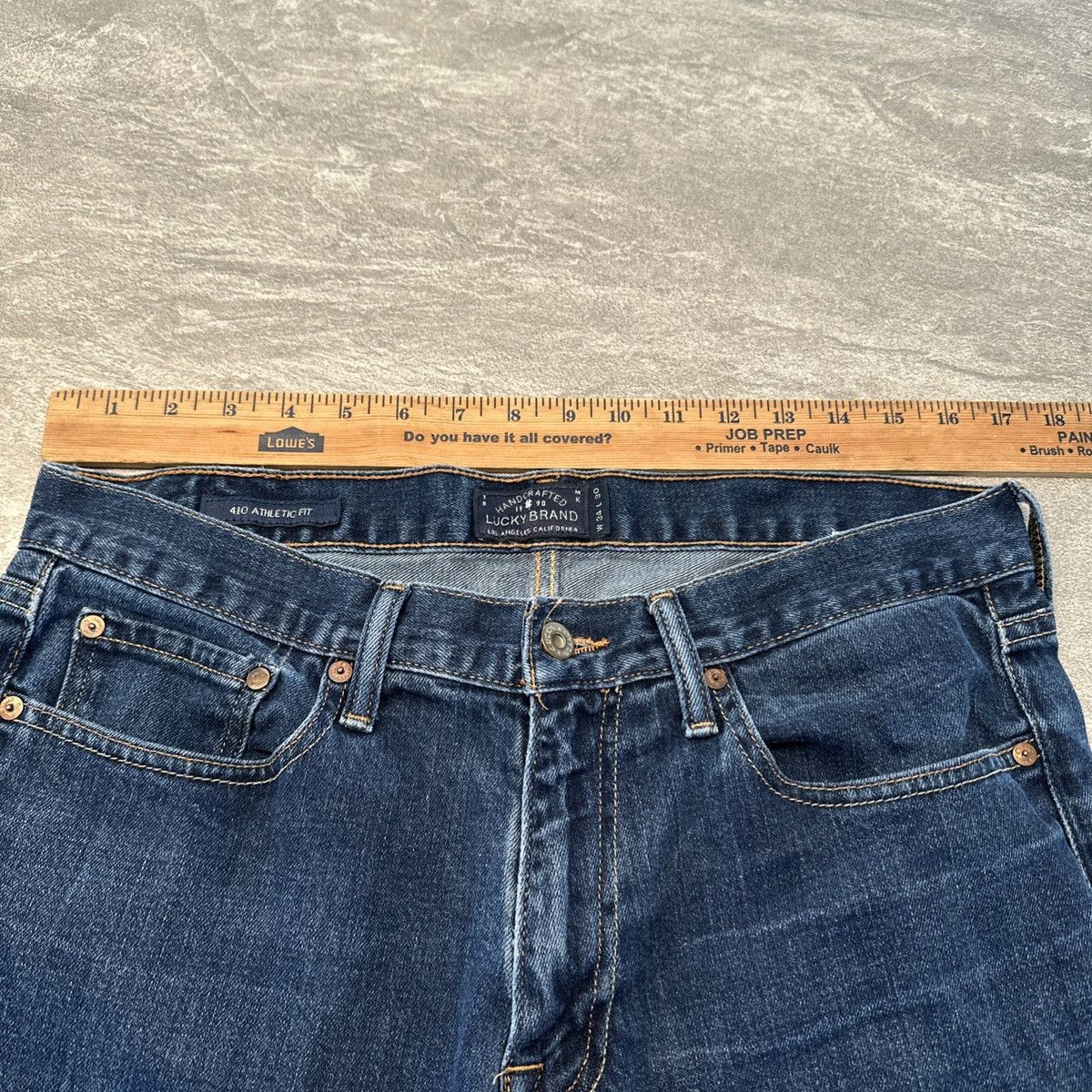 Lucky Brand Lucky Brand 410 Jeans 34x30 Blue Athletic Slim Fit Stretch Size US 34 / EU 50 - 5 Thumbnail