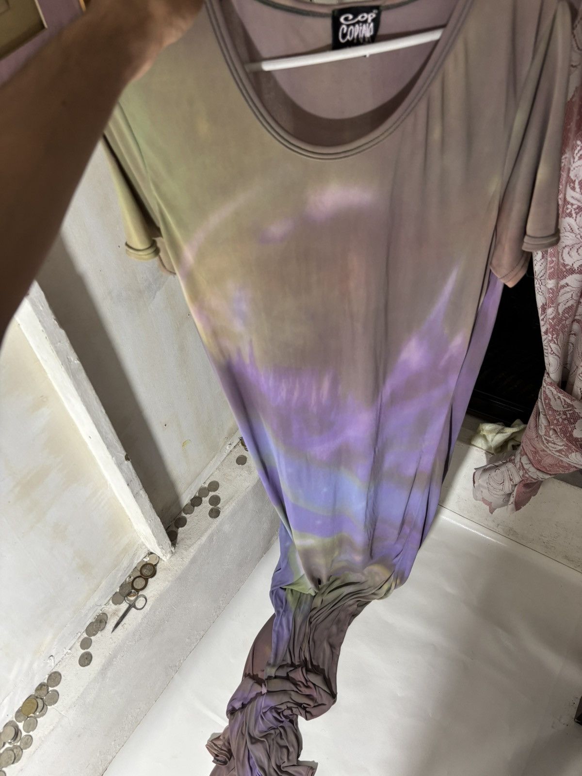 Cop Copine Cop Copine Galaxy Tie Dye Maxi Dress Size ONE SIZE - 7 Thumbnail