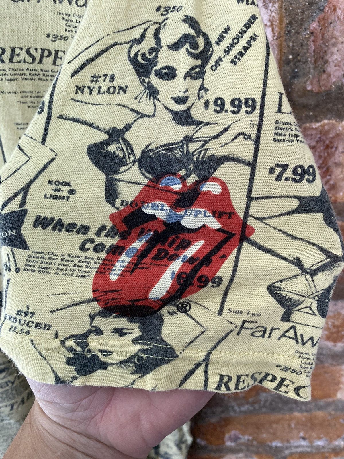 Hysteric Glamour × The Rolling Stones RARE!! 2004 limited Edition Hysteric x RS Bullet Bra Adv Size US M / EU 48-50 / 2 - 9 Thumbnail