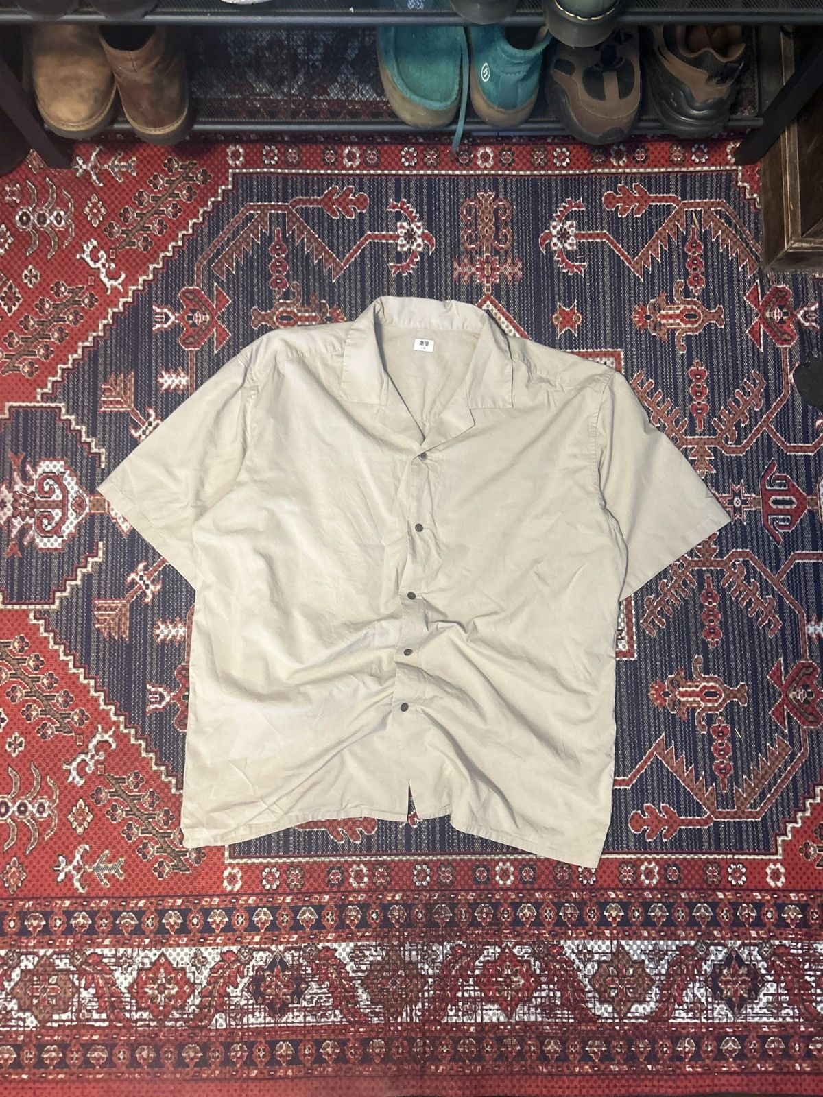 Uniqlo UNIQLO BOXY BUTTON-UP Size US L / EU 52-54 / 3 - 1 Preview