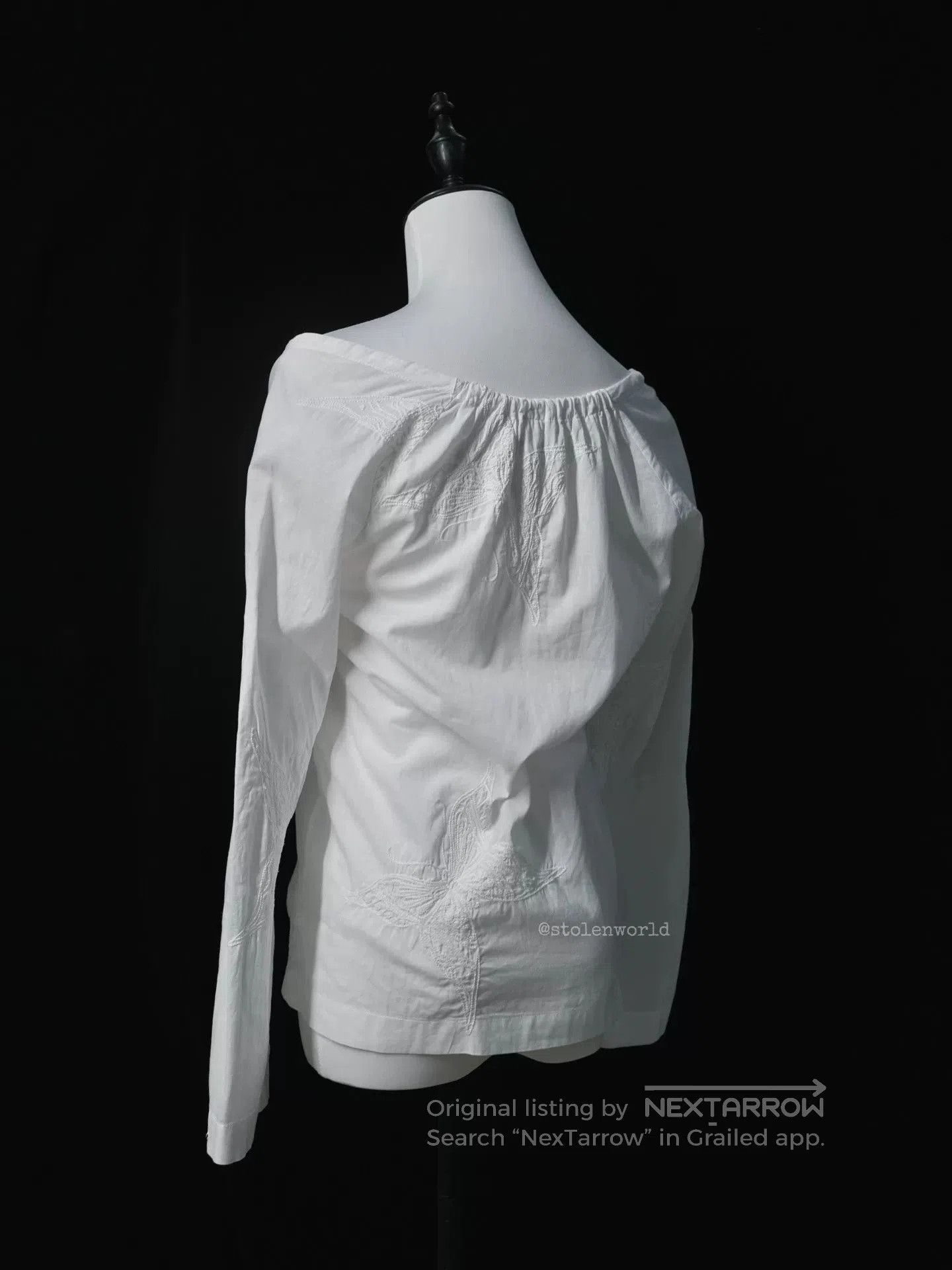 Junya Watanabe Junya Watanabe Butterfly Embroidered Top. Size S / US 4 / IT 40 - 6 Thumbnail