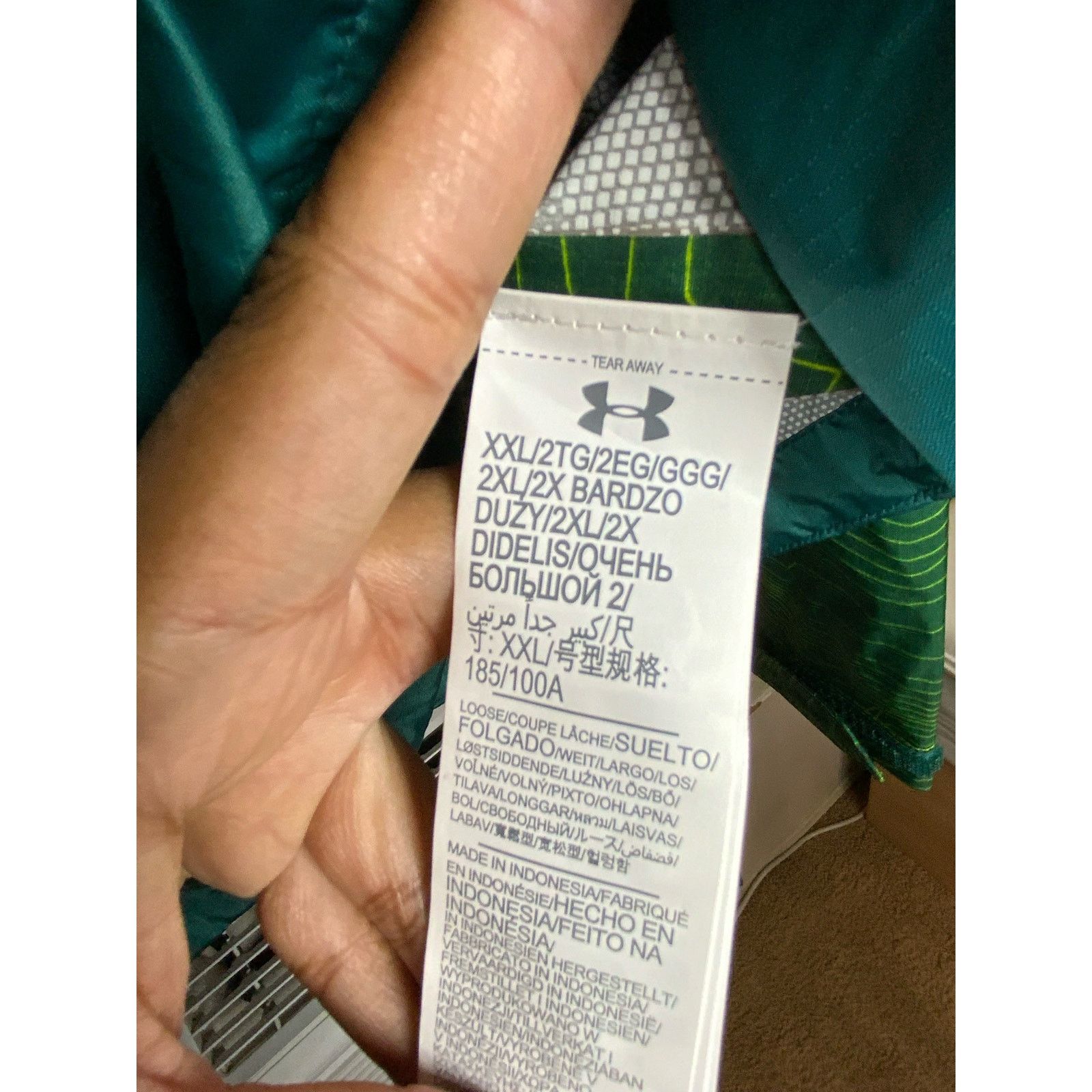 Under Armour Under Armour Mens UA Storm Surge Waterproof Jacket Velocity Size US XXL / EU 58 / 5 - 8 Thumbnail