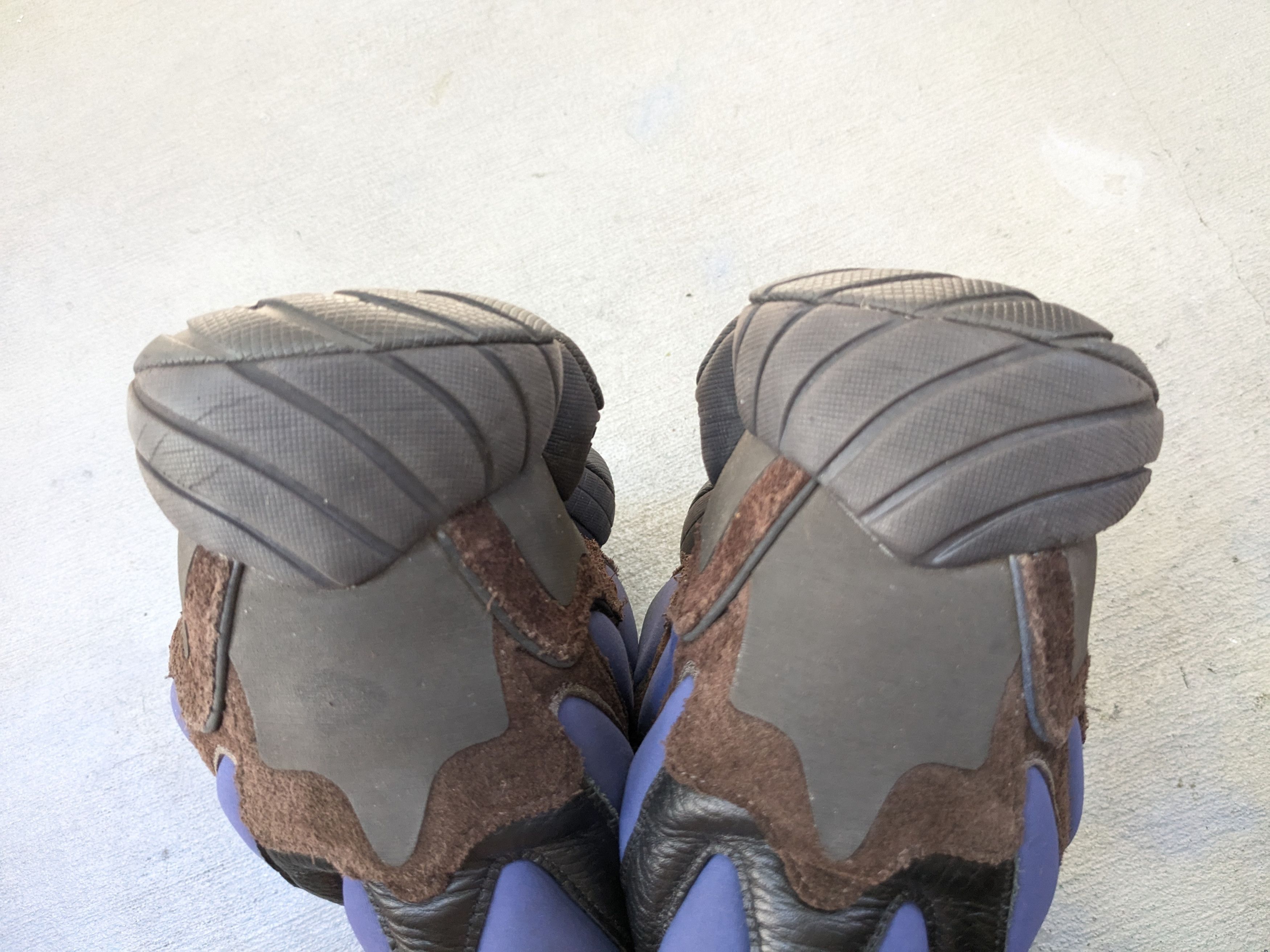Adidas × Kanye West adidas Yeezy 500 High Tyrian 12 Blue Brown Suede FY4269 Size US 12 / EU 45 - 14 Thumbnail