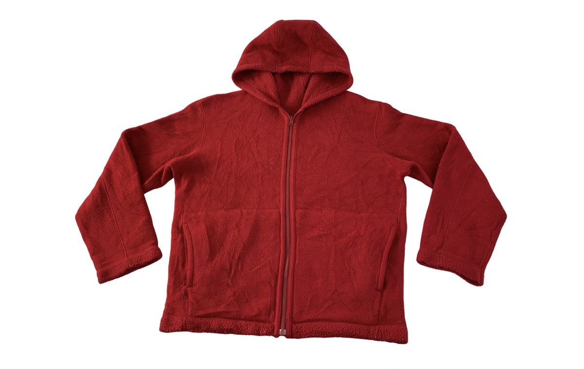 Vintage Japanese Brand Fleece Hooded Jacket Zip Up Double Pocket Size US L / EU 52-54 / 3 - 1 Thumbnail