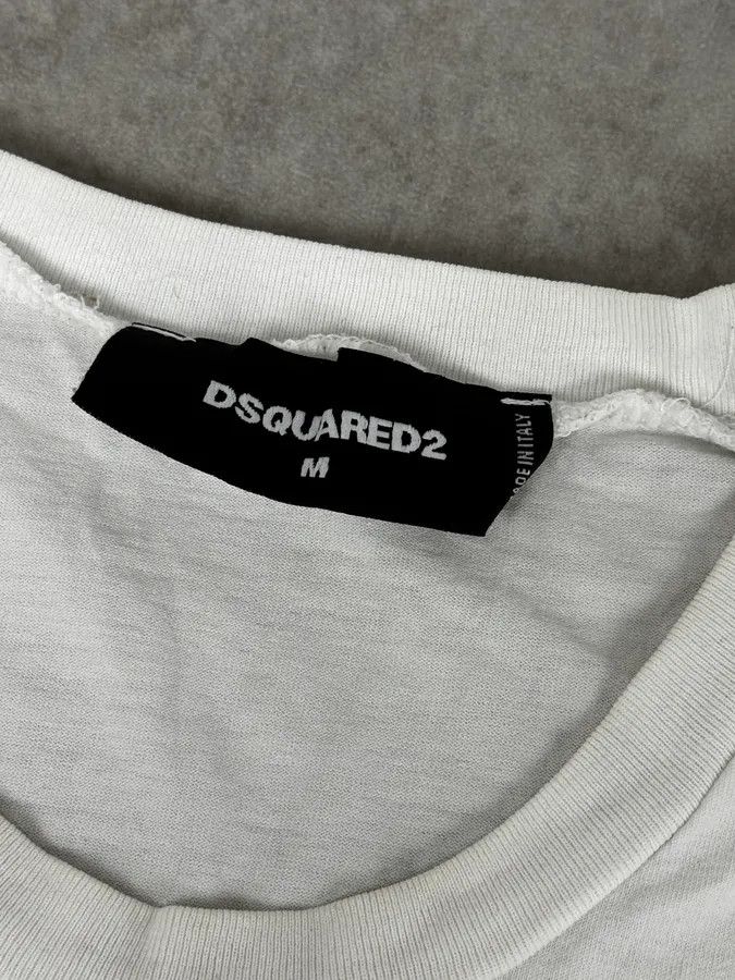 Dsquared2 2010s Dsquared2 White Safety Pin T-Shirt Size US S / EU 44-46 / 1 - 10 Thumbnail