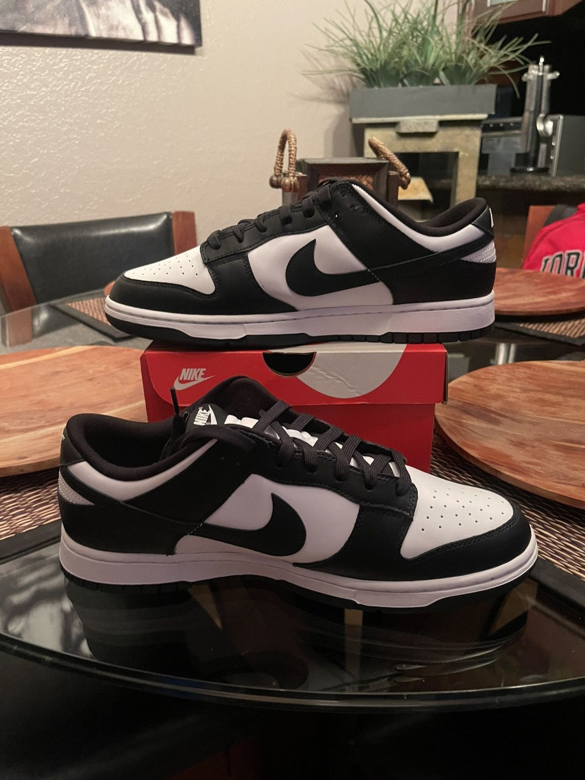 Nike Nike Dunk Low “Panda” Size US 12 / EU 45 - 5 Thumbnail