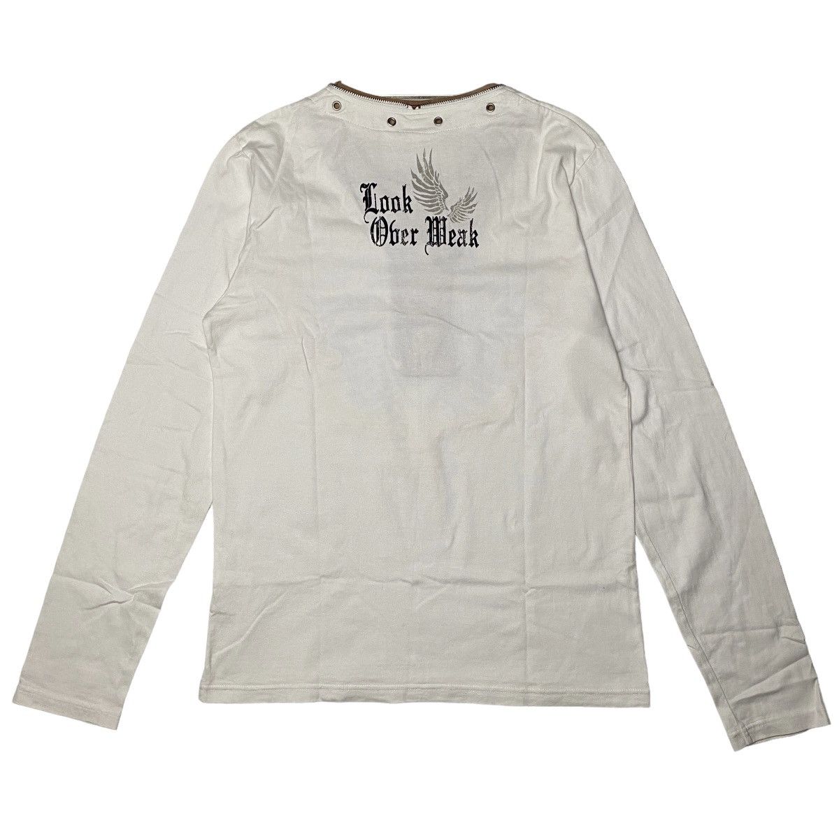 If Six Was Nine 2000's Cornflake Double Layer Poem Zipper Longsleeve Size US M / EU 48-50 / 2 - 4 Thumbnail