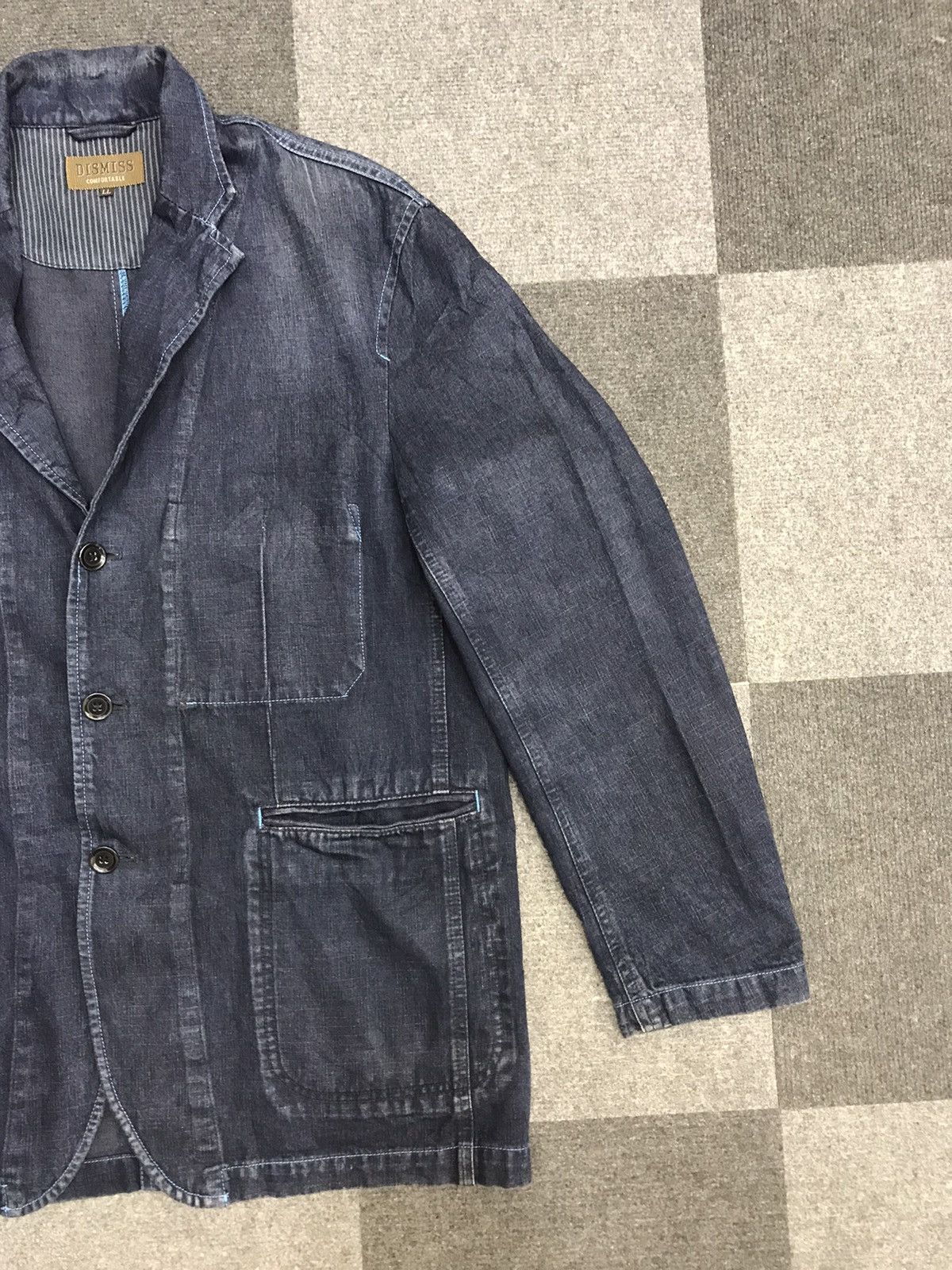 Indigo × Japanese Brand DISMISS Indigo Multipockets Light Cotton Jacket Size US L / EU 52-54 / 3 - 2 Thumbnail
