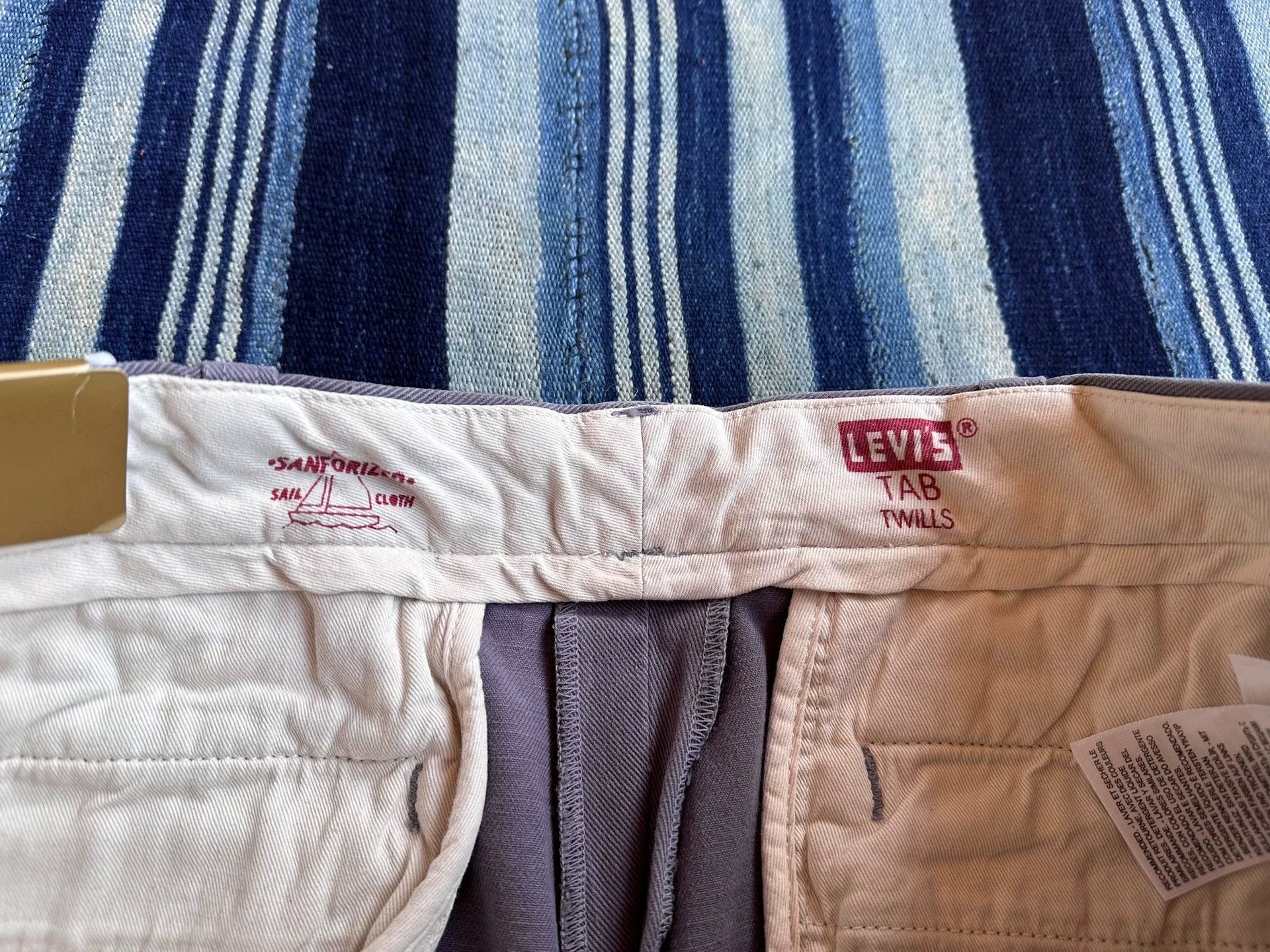 Levi's Levi’s LVC Heavy Washed Chino Work Pants W32L32 Size US 32 / EU 48 - 8 Thumbnail