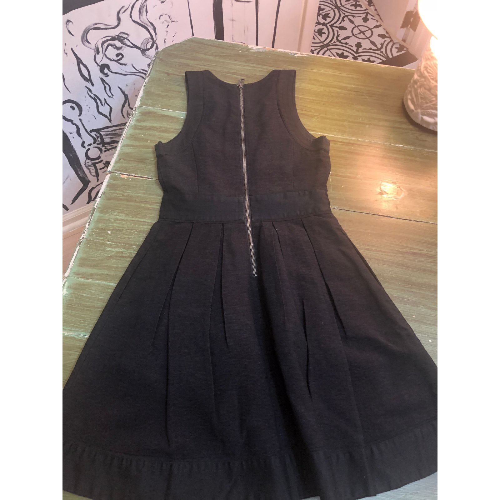 Armani Exchange A/X Armani Exchange Black Sleeveless Fit Flare Dress Size 0 Size XS / US 0-2 / IT 36-38 - 9 Thumbnail