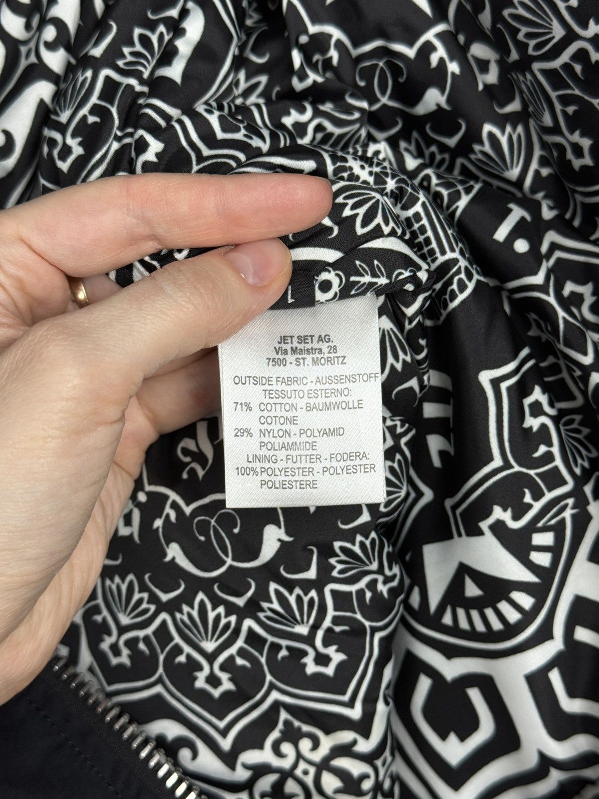 JET SET JET SET black belted cotton nylon ski womens jacket size 1 Size S / US 4 / IT 40 - 14 Thumbnail