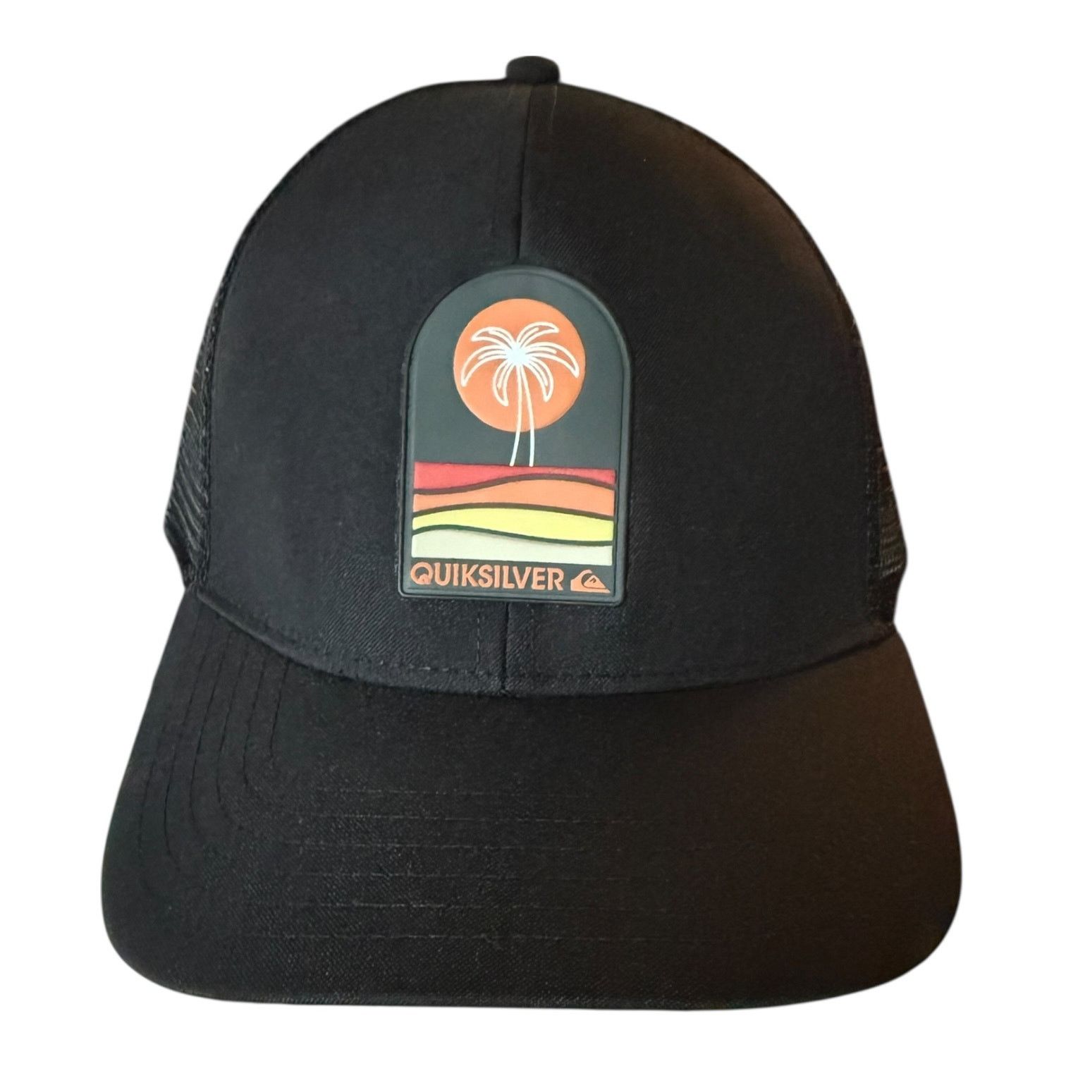 Quiksilver Quiksilver Sunset Palm Tree Black Snapback Hat One Size Size ONE SIZE - 4 Thumbnail