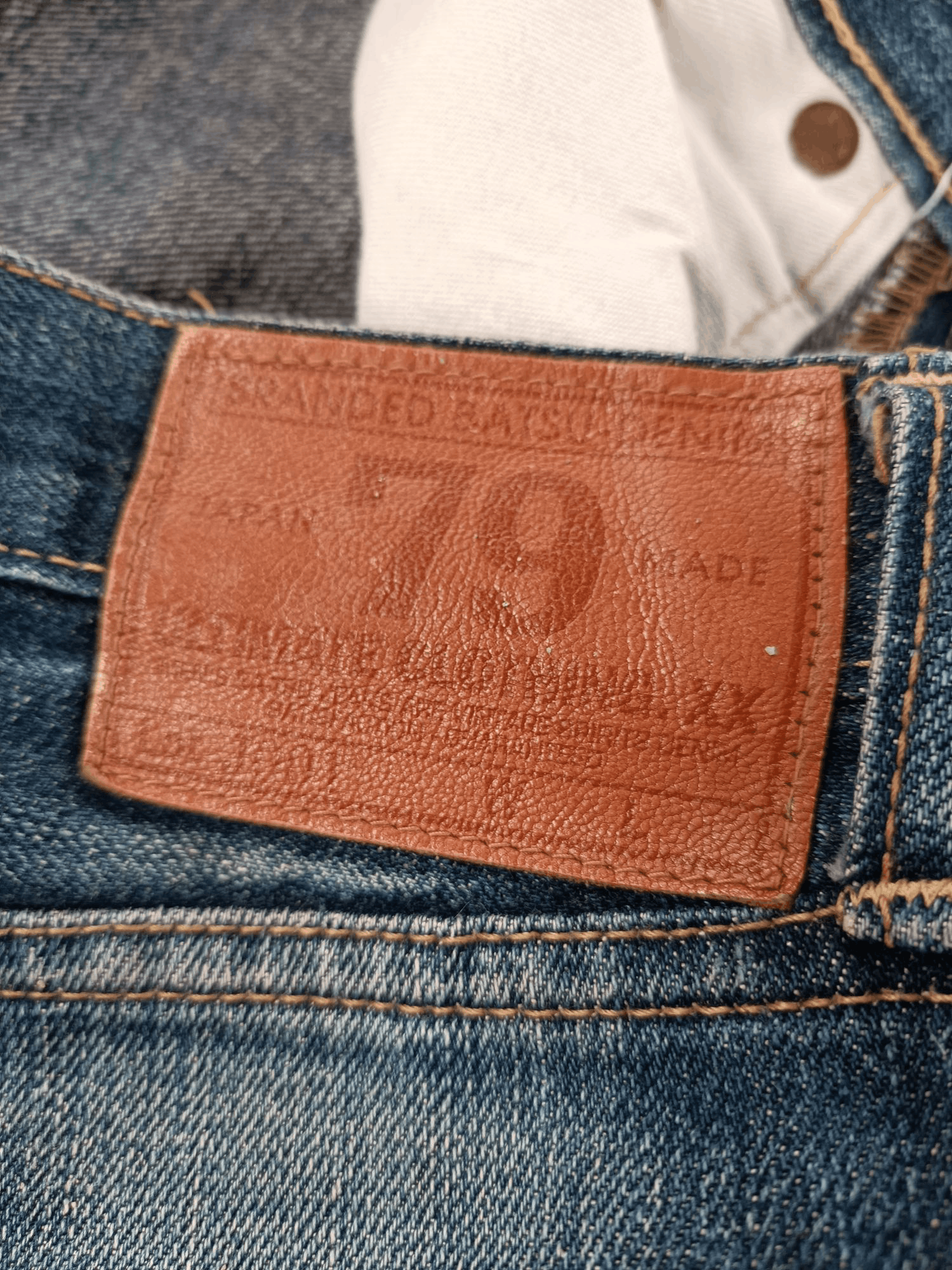 Japanese Brand Japanese Brand Batsu Denim 79 Lot J001 Selvedge Denim E199 Size US 30 / EU 46 - 15 Thumbnail