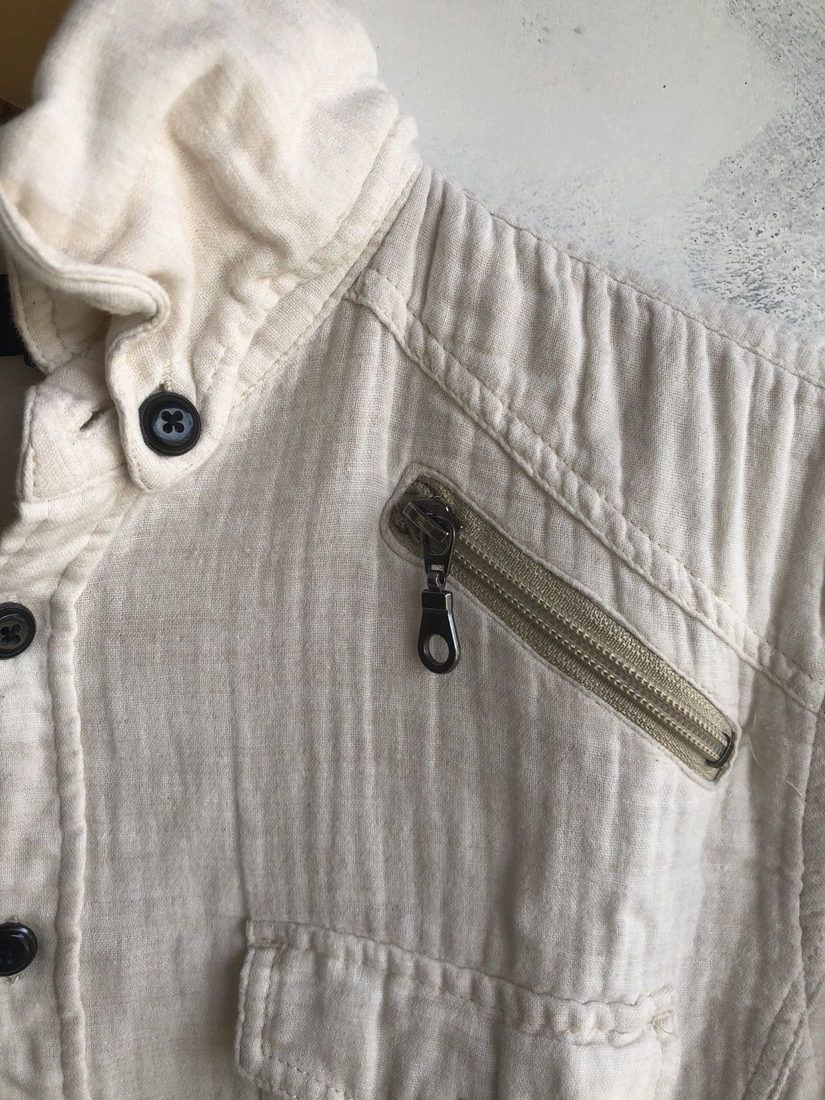 If Six Was Nine Japan Zipper Button Shirt Rock Punk Style Size US M / EU 48-50 / 2 - 7 Thumbnail